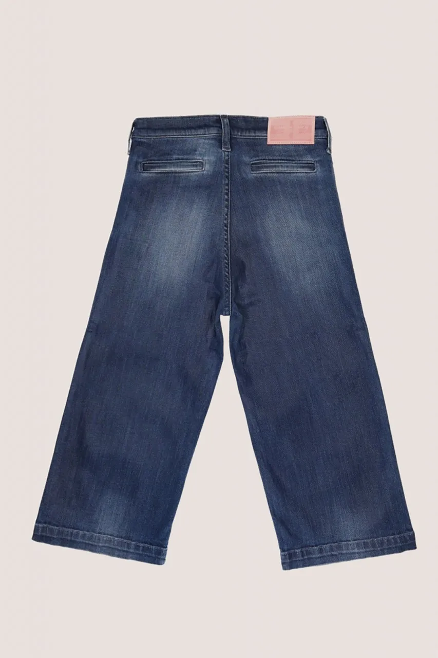 Jeans wide leg Blu