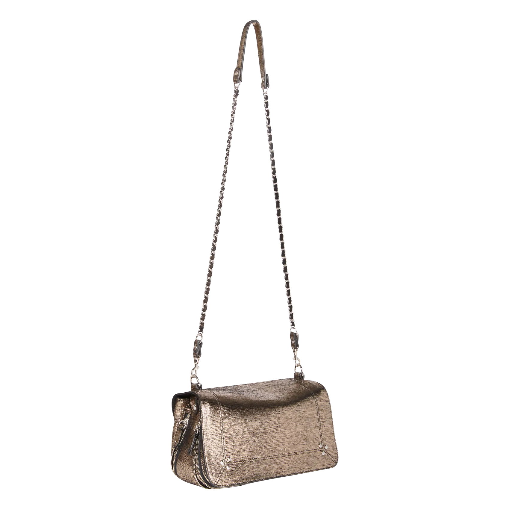  JEROME DREYFUSS   BOBI - Borsa a bandoliera in pelle | Dorato