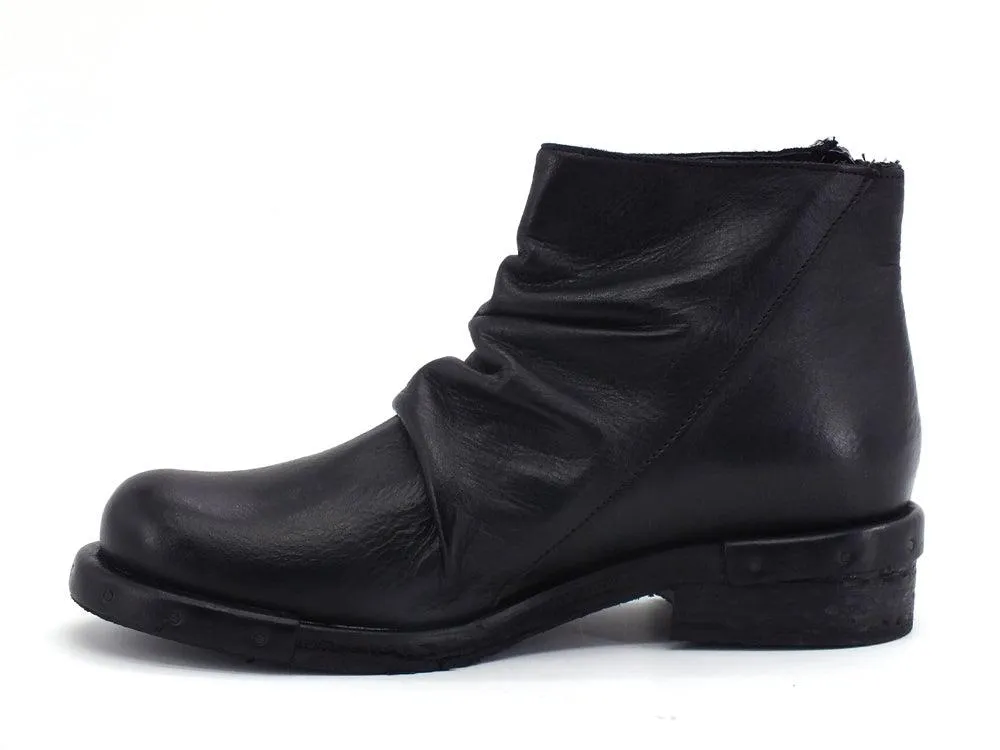 JIUDIT Stivaletto Pelle Arricciata Nero 124FC
