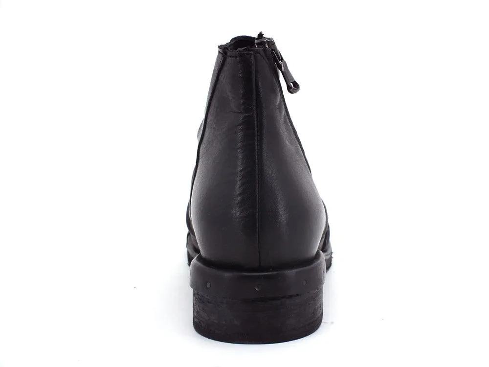 JIUDIT Stivaletto Pelle Arricciata Nero 124FC