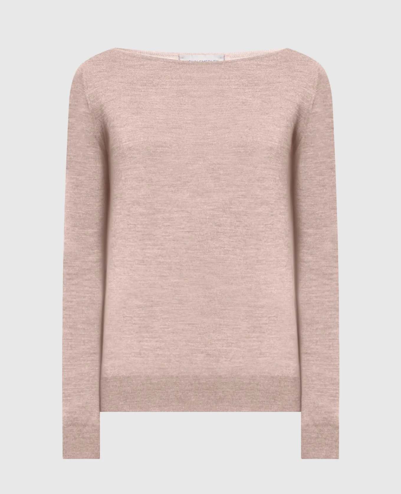 John Smedley Maglione in lana Susan beige chiaro SUSAN