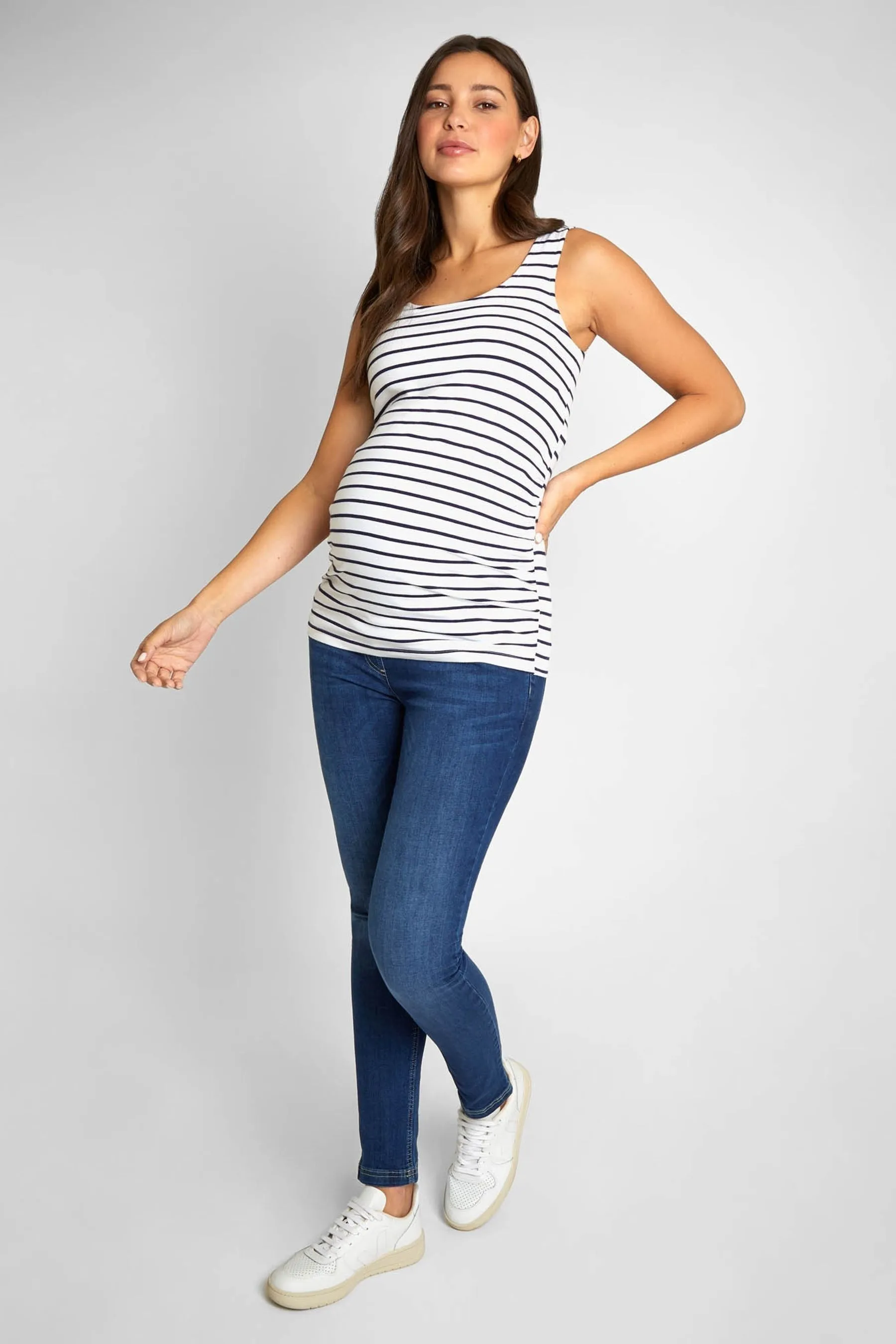 JoJo - Maman Bébé - Canotta premaman a 2 Confezione arricciata