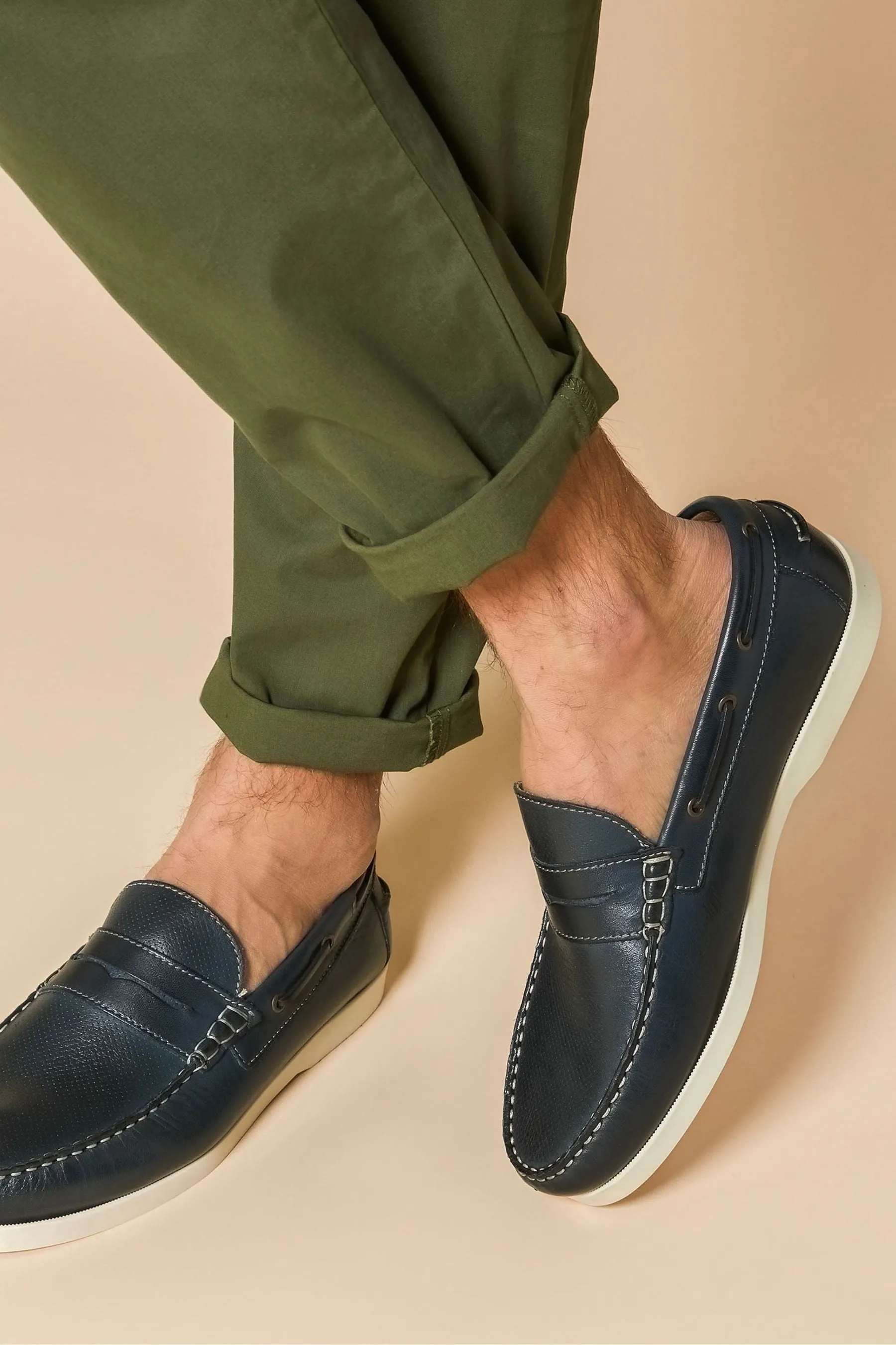 Jones Bootmaker - Partick - Marrone in pelle - Mocassini