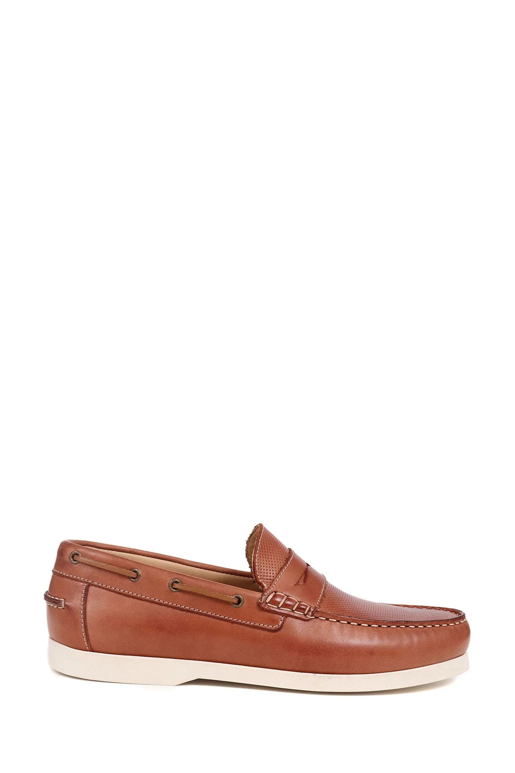Jones Bootmaker - Partick - Marrone in pelle - Mocassini