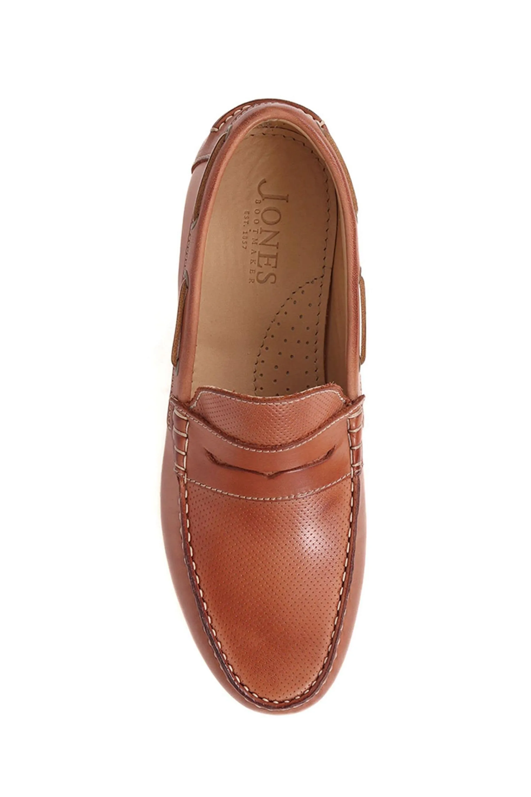 Jones Bootmaker - Partick - Marrone in pelle - Mocassini