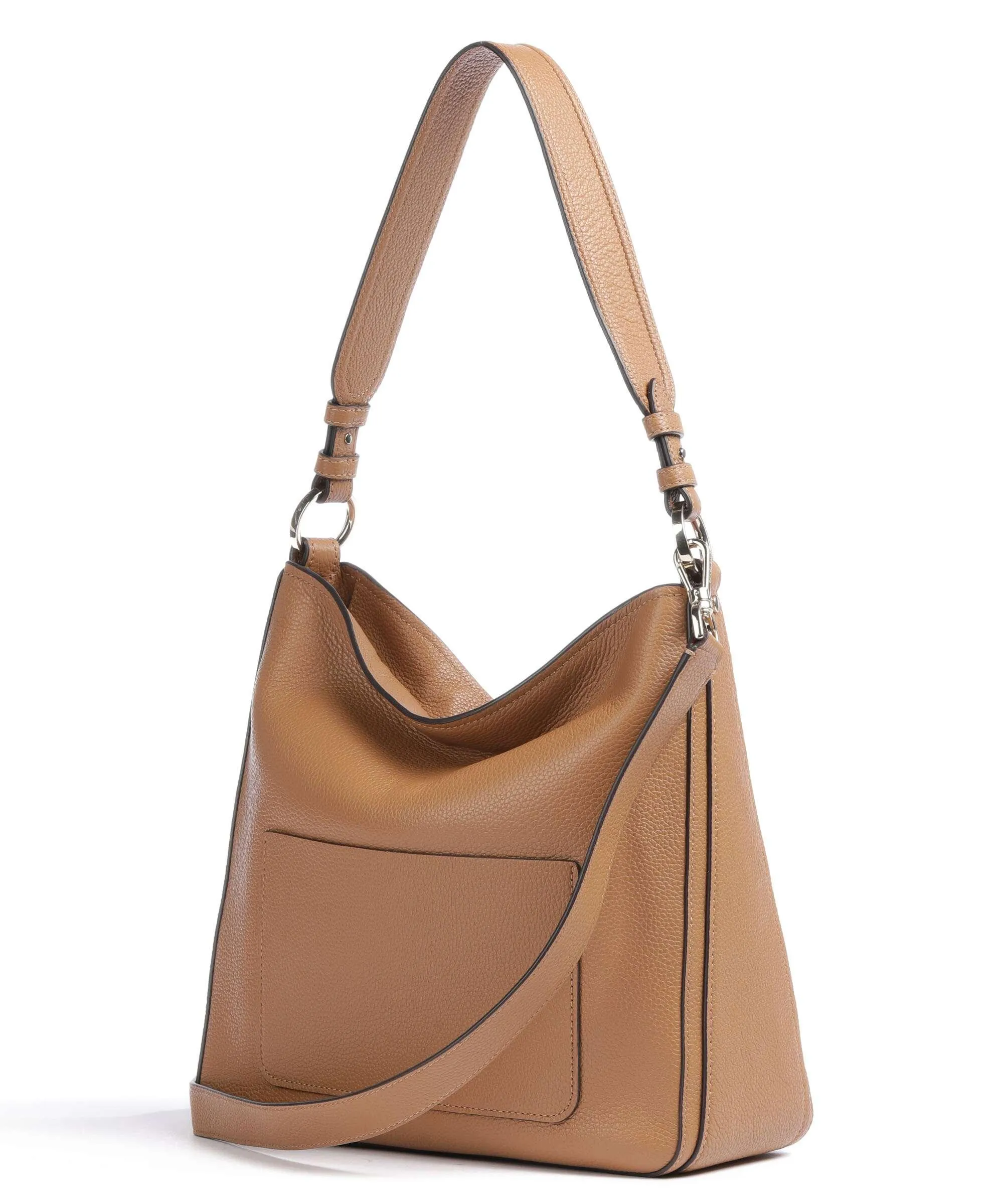  Kate Spade New York Hudson Borsa hobo pelle granulata marrone chiaro  