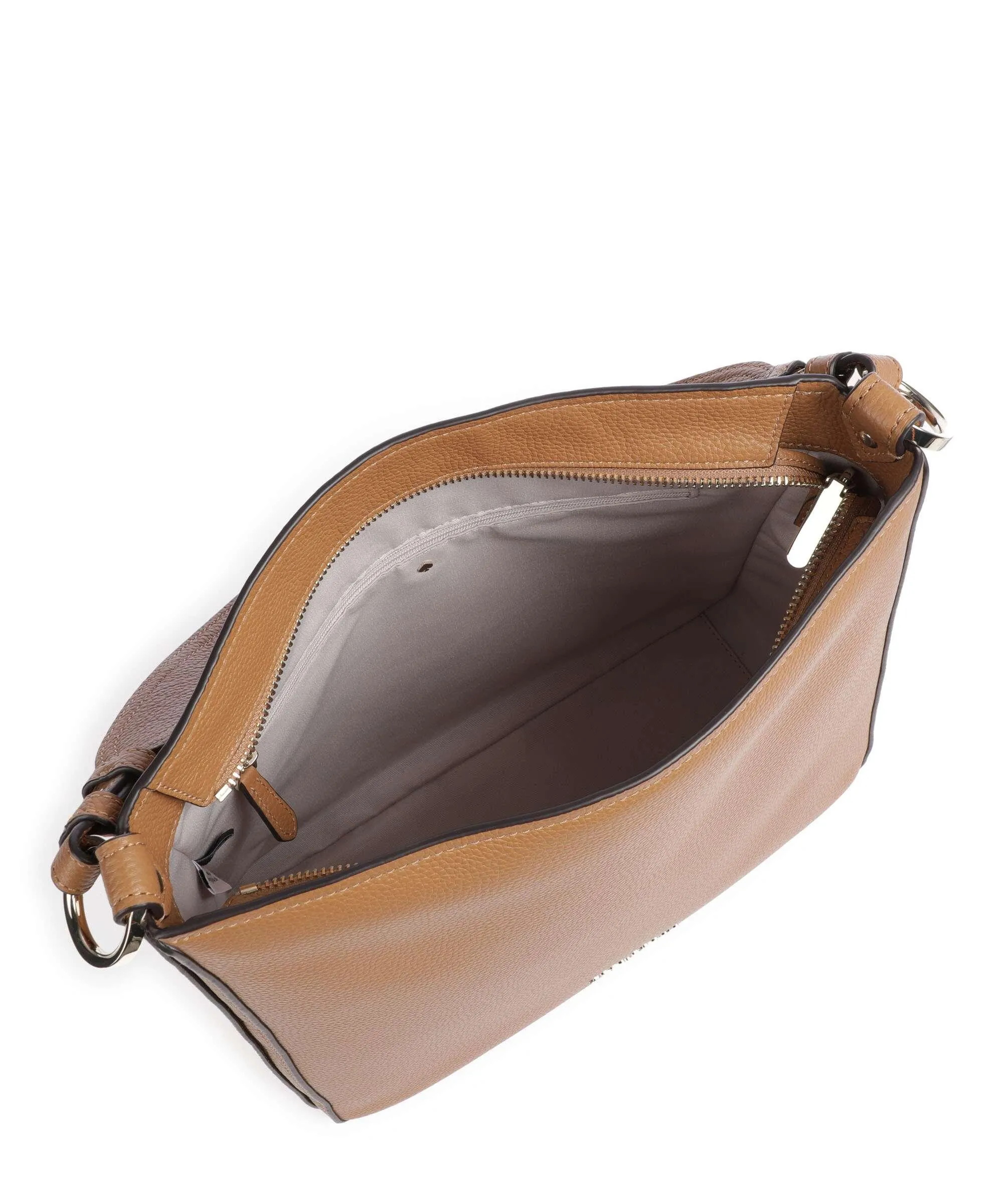  Kate Spade New York Hudson Borsa hobo pelle granulata marrone chiaro  