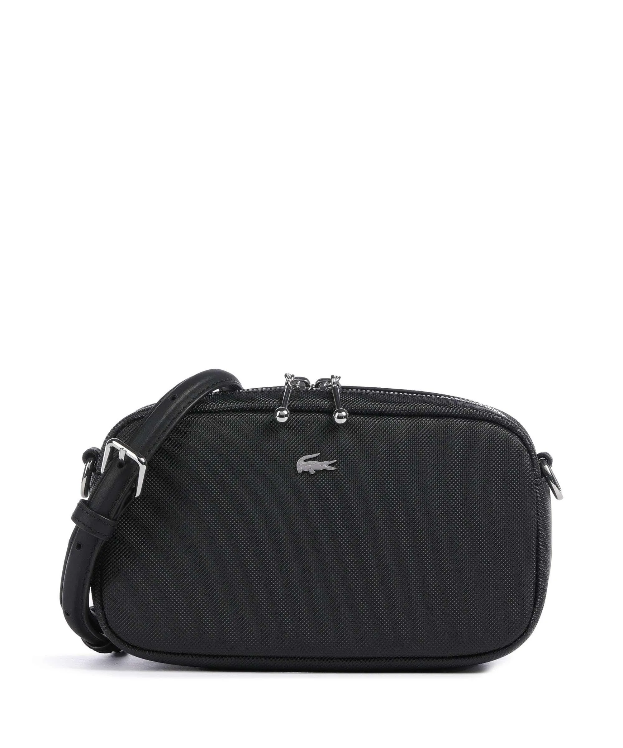  Lacoste Daily City Borsa a tracolla plastica nero  