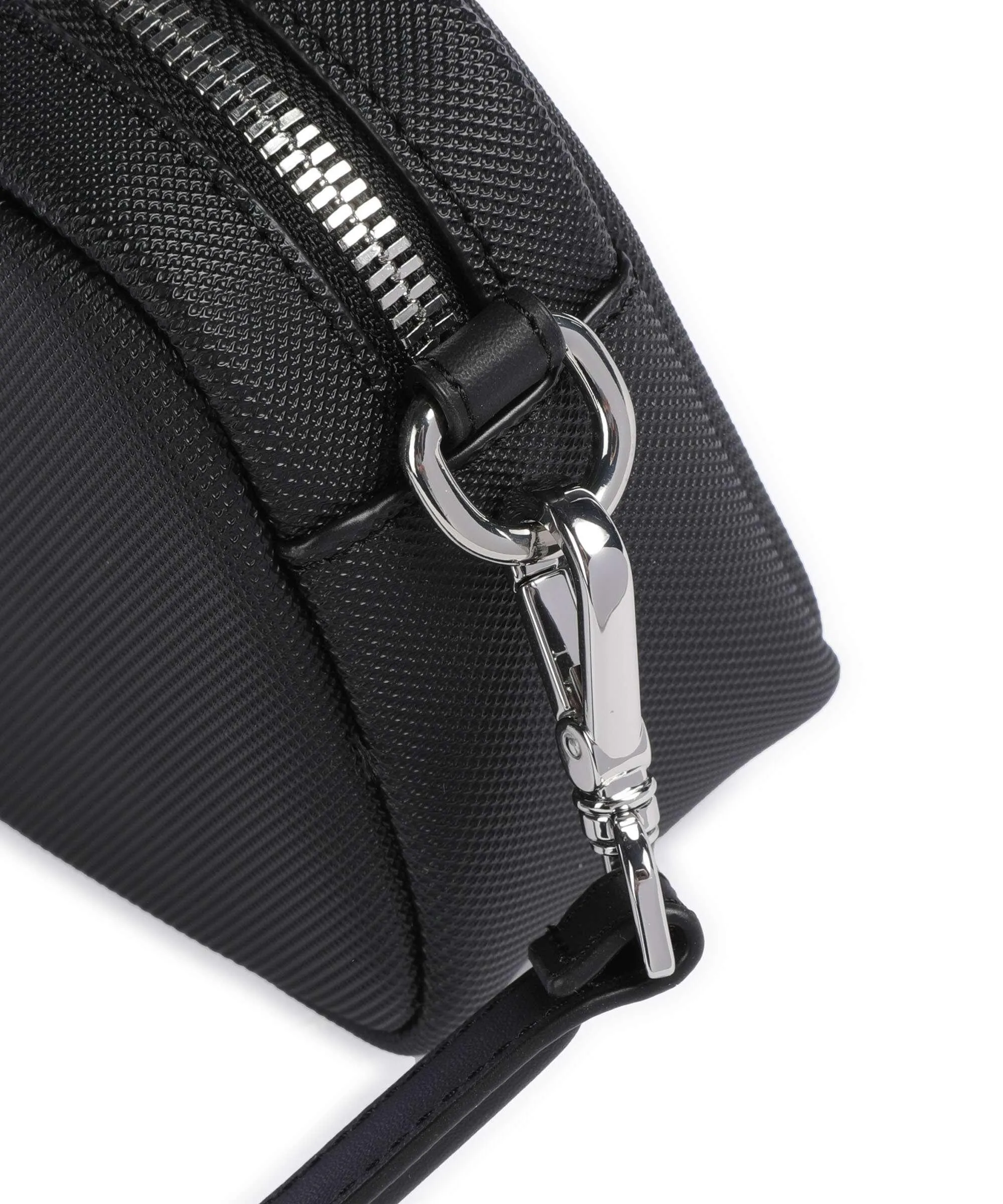  Lacoste Daily City Borsa a tracolla plastica nero  