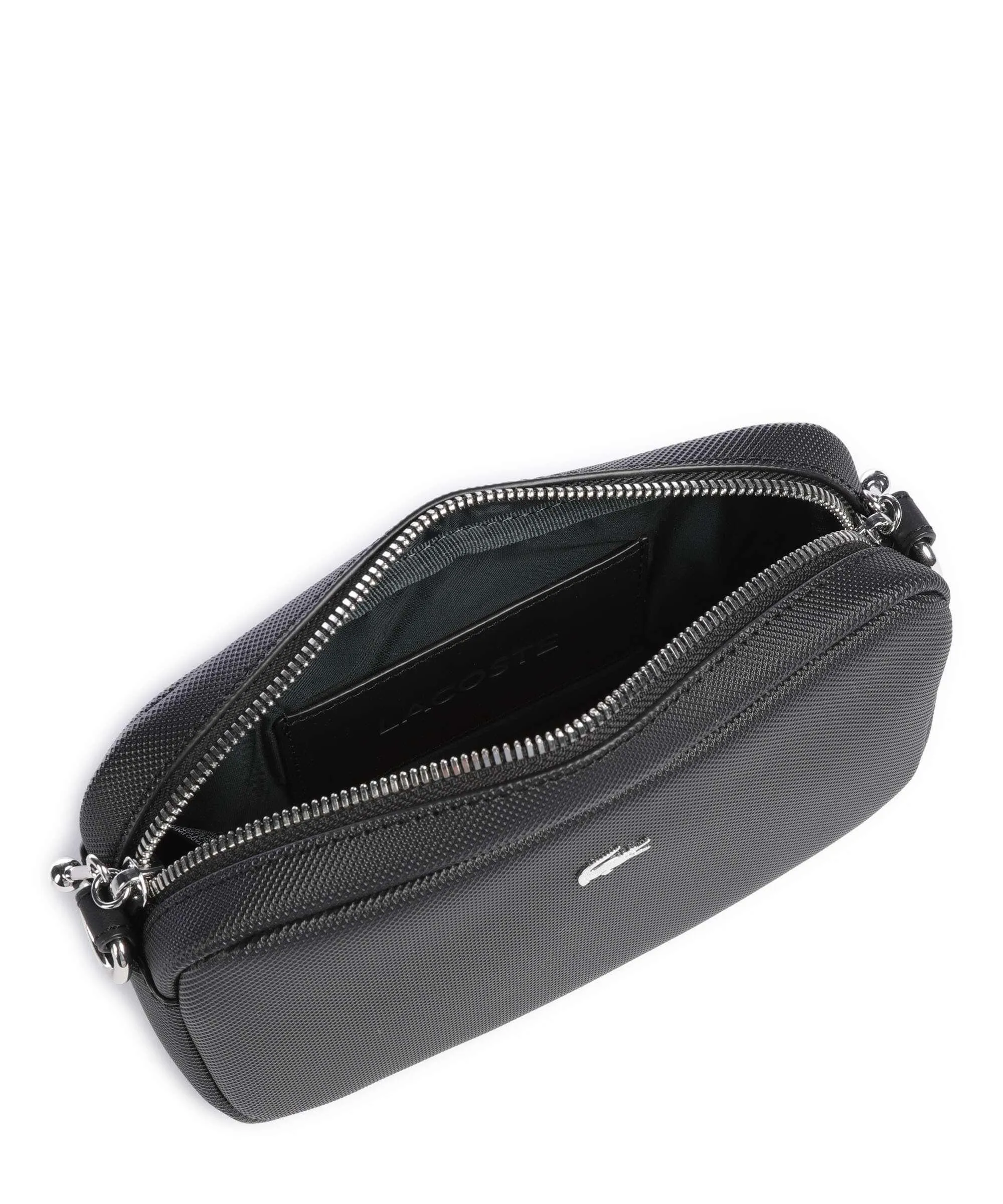  Lacoste Daily City Borsa a tracolla plastica nero  