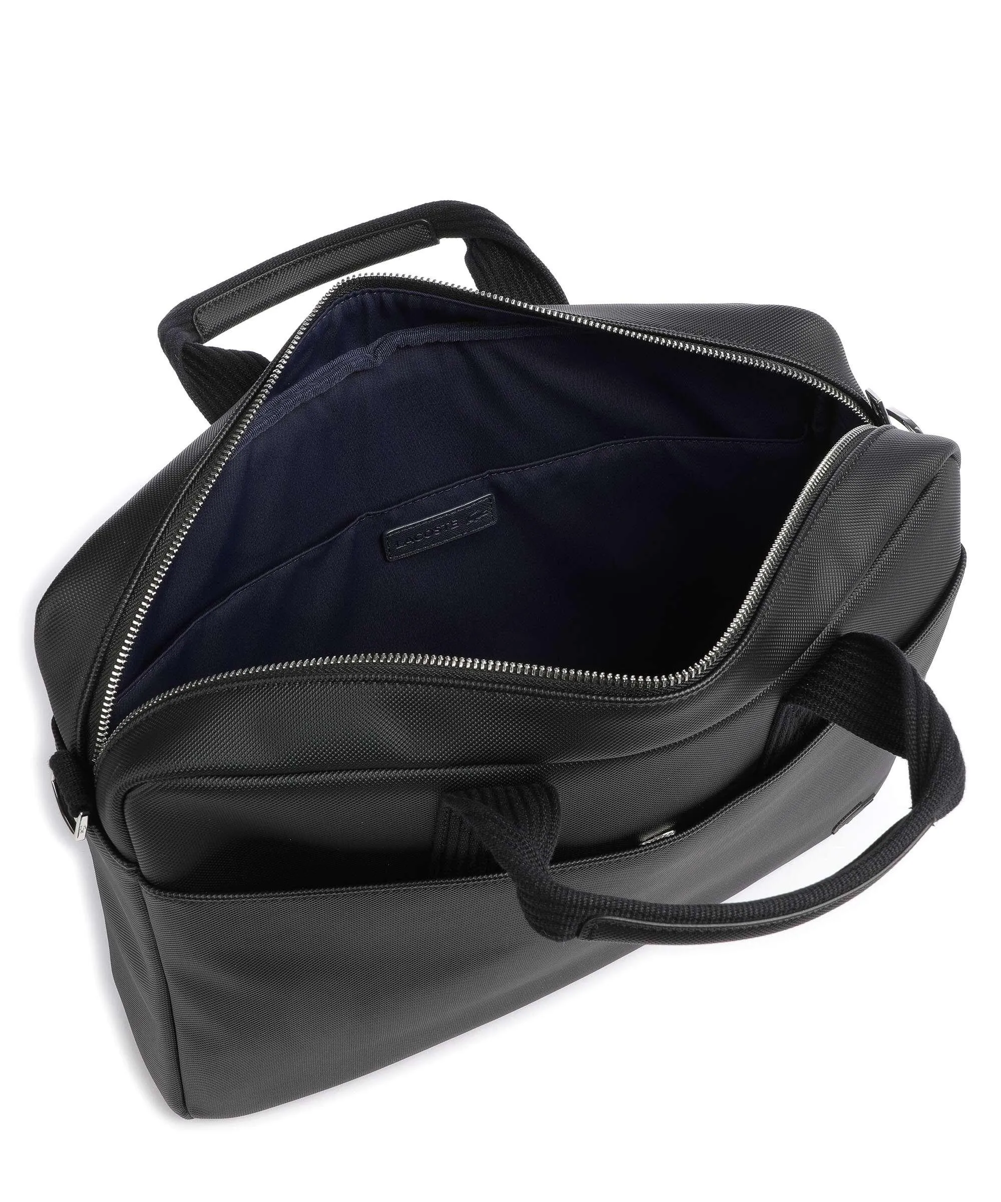  Lacoste Mens Classic Cartella 15″ poliuretano nero  