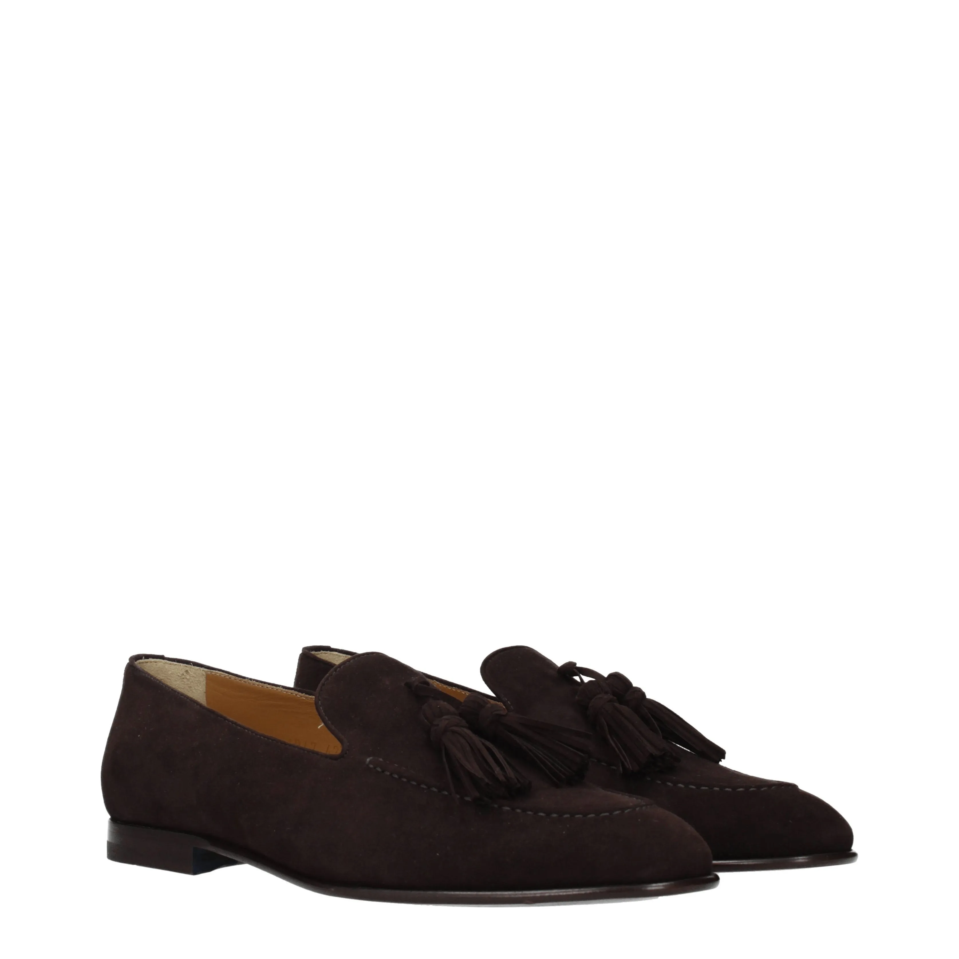 Lardini Mocassini Uomo Camoscio Marrone/Talpa