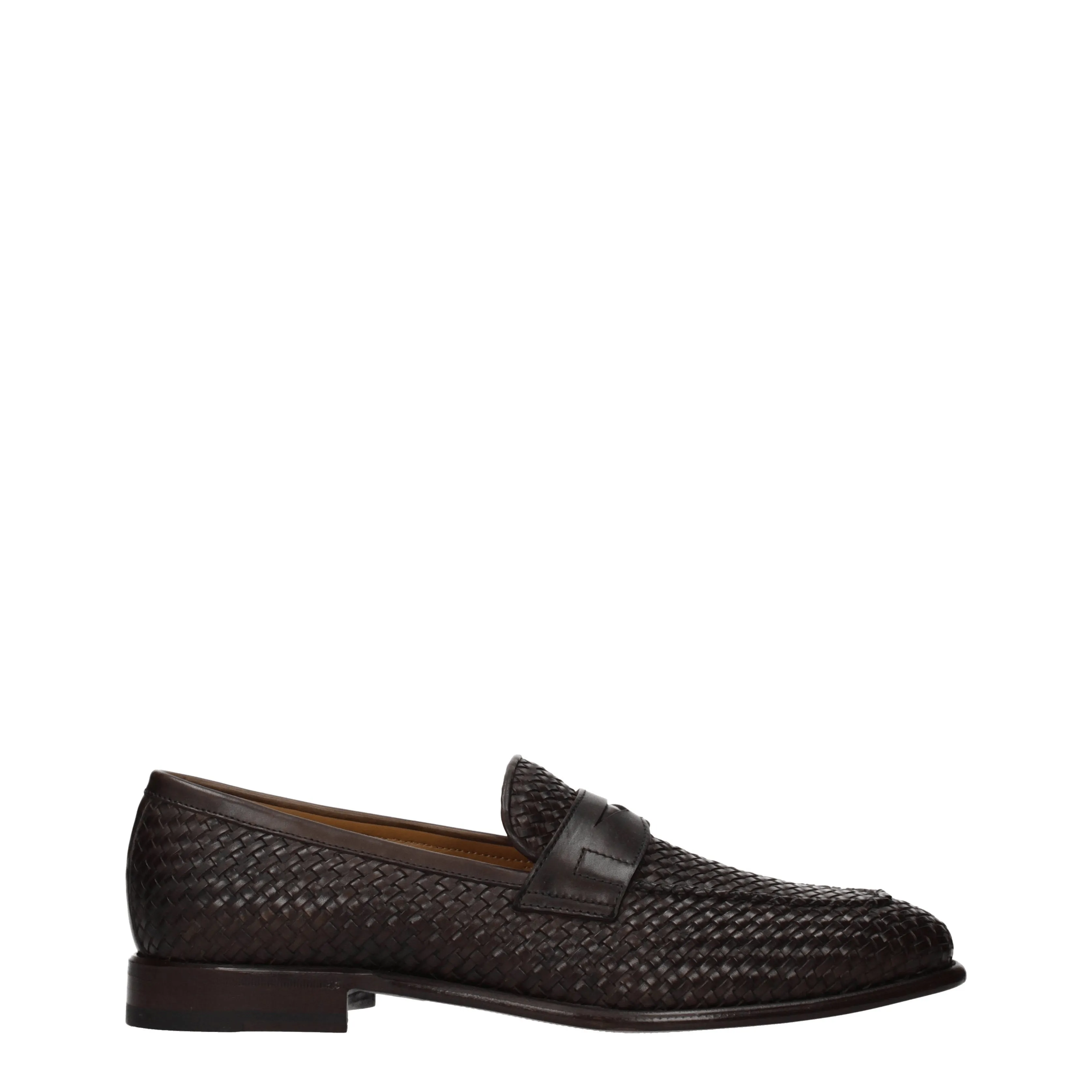 Lardini Mocassini Uomo Pelle Marrone/Testa di Moro