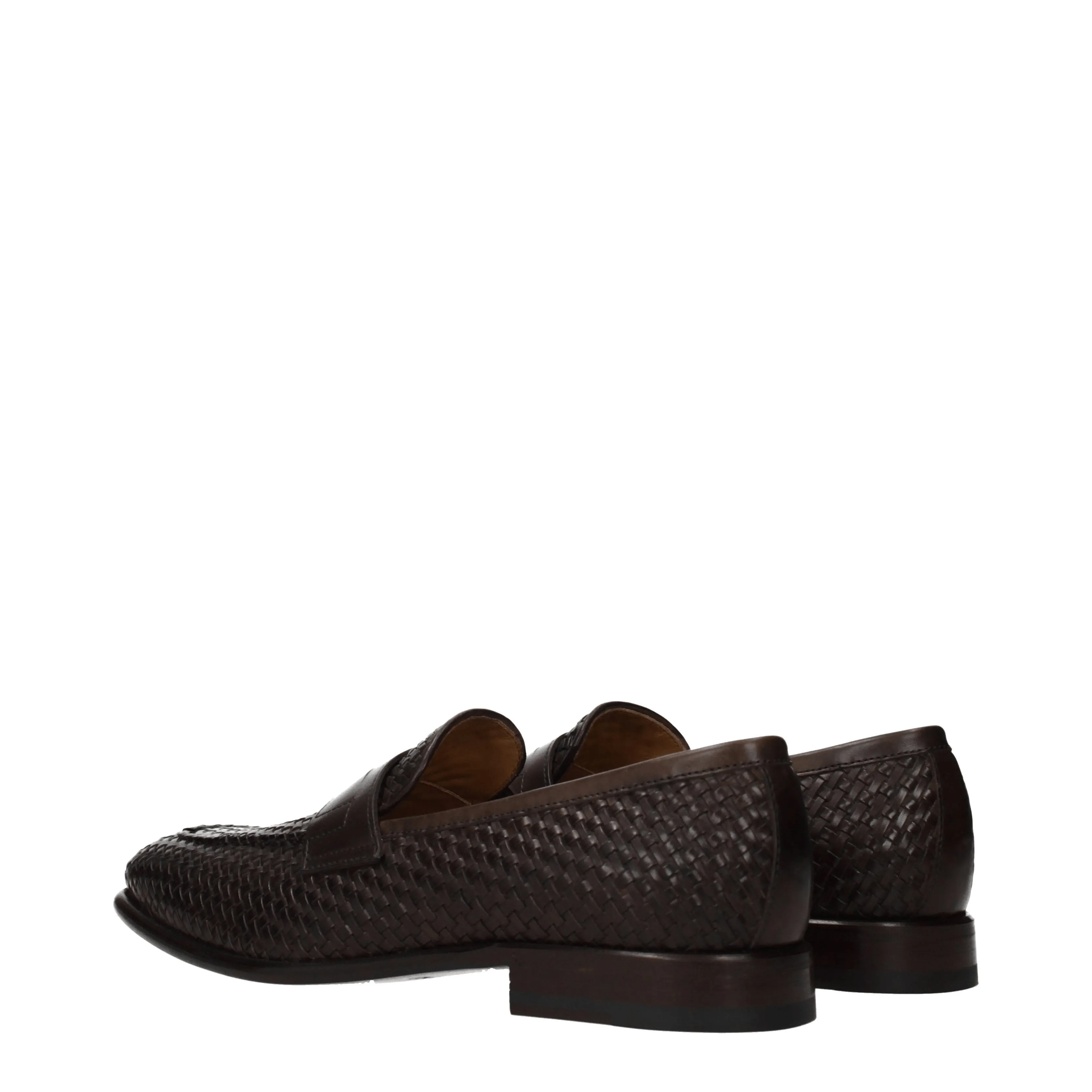 Lardini Mocassini Uomo Pelle Marrone/Testa di Moro