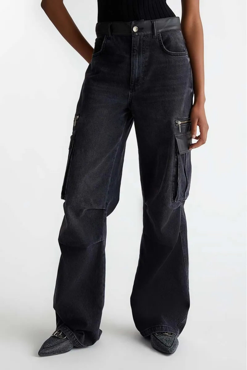 LIU JO PANTALONE CARGO JEANSERIA