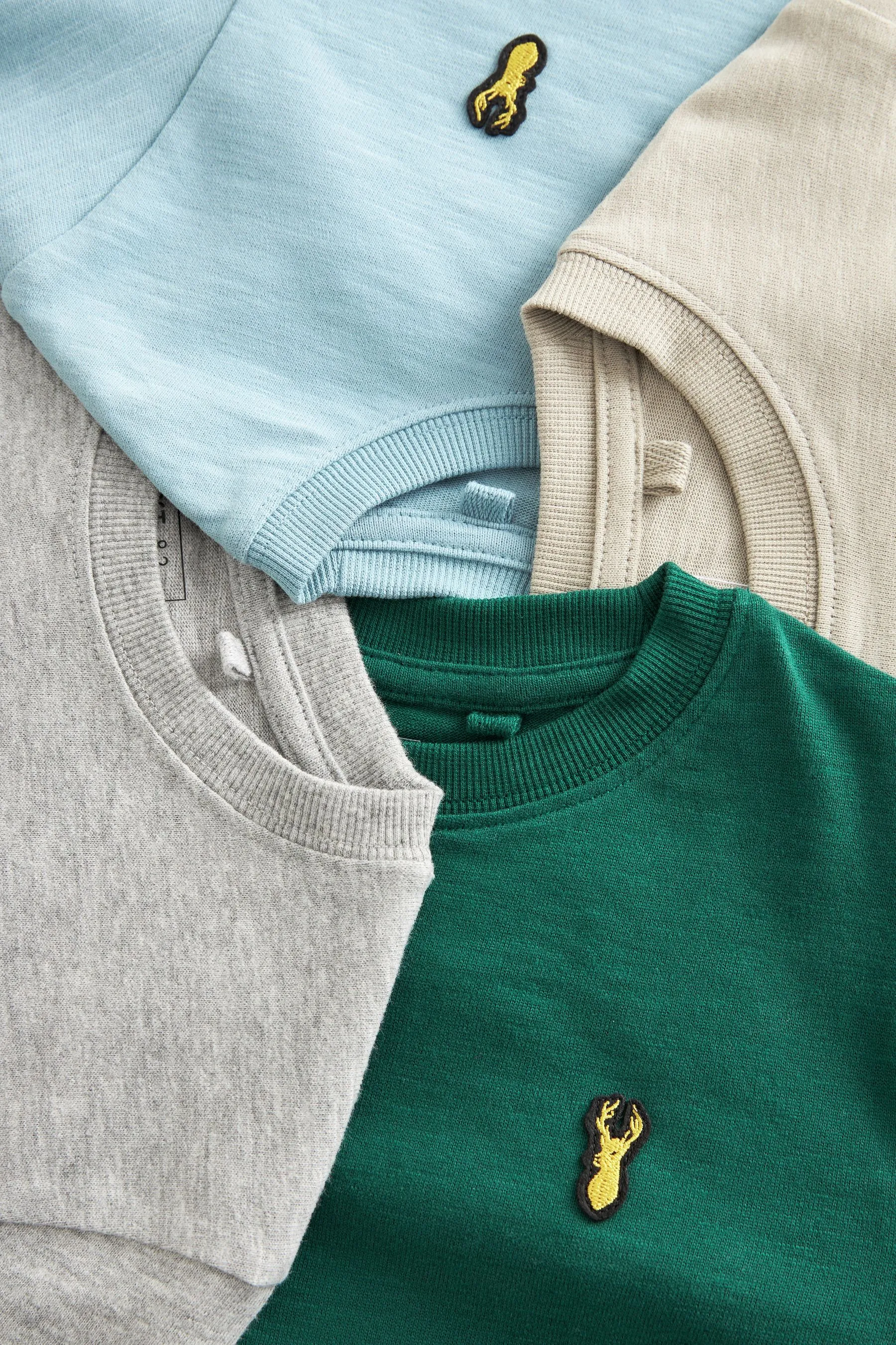 Long Sleeve Cosy 100% Cotton T-Shirts 4 Pack (3-16yrs)    