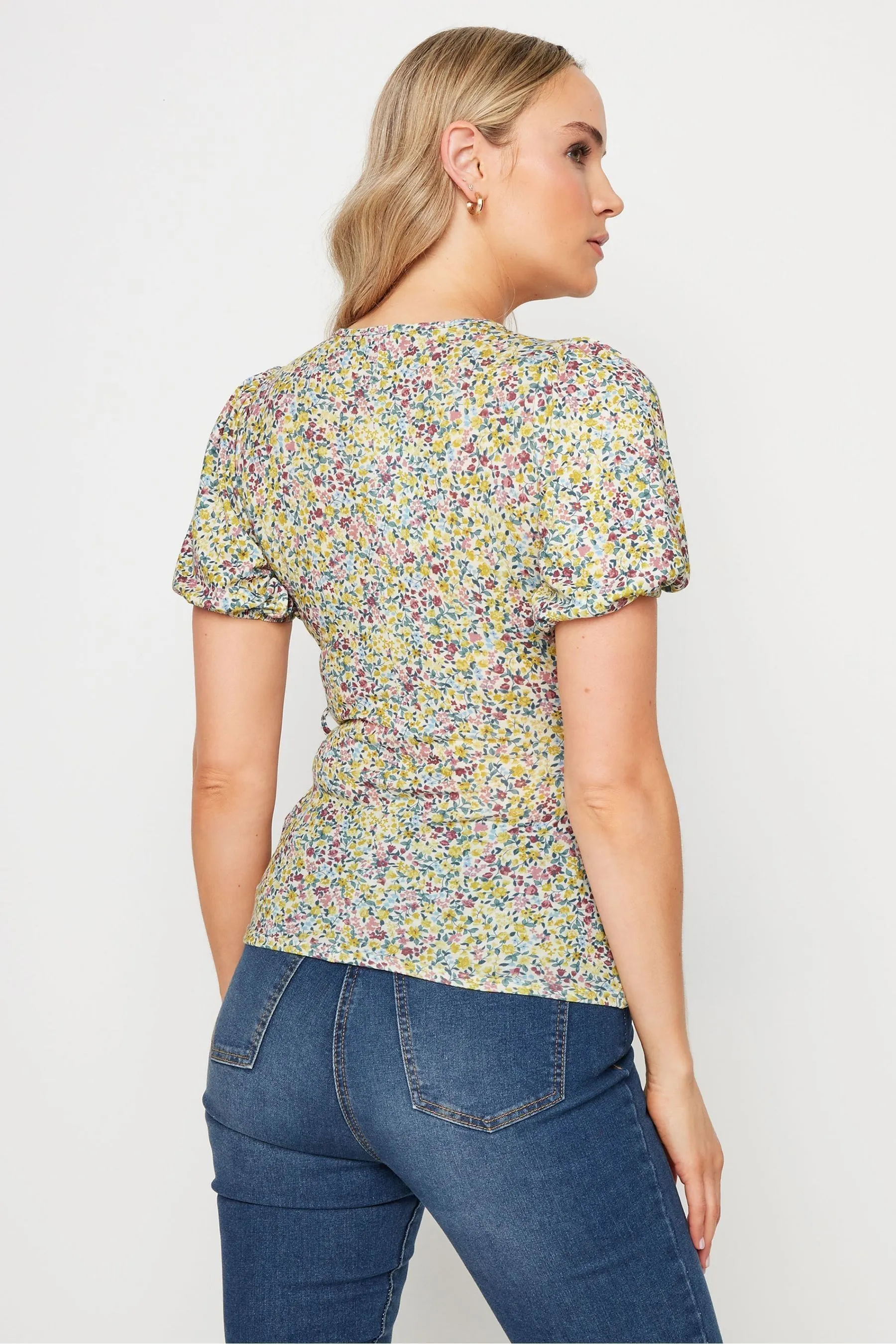 Long Tall Sally - Top a portafoglio con maniche a sbuffo    