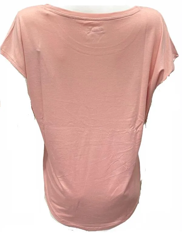 Lotto t-shirt da donna Dinamico W IV Tee VI 215547 6UA rosa