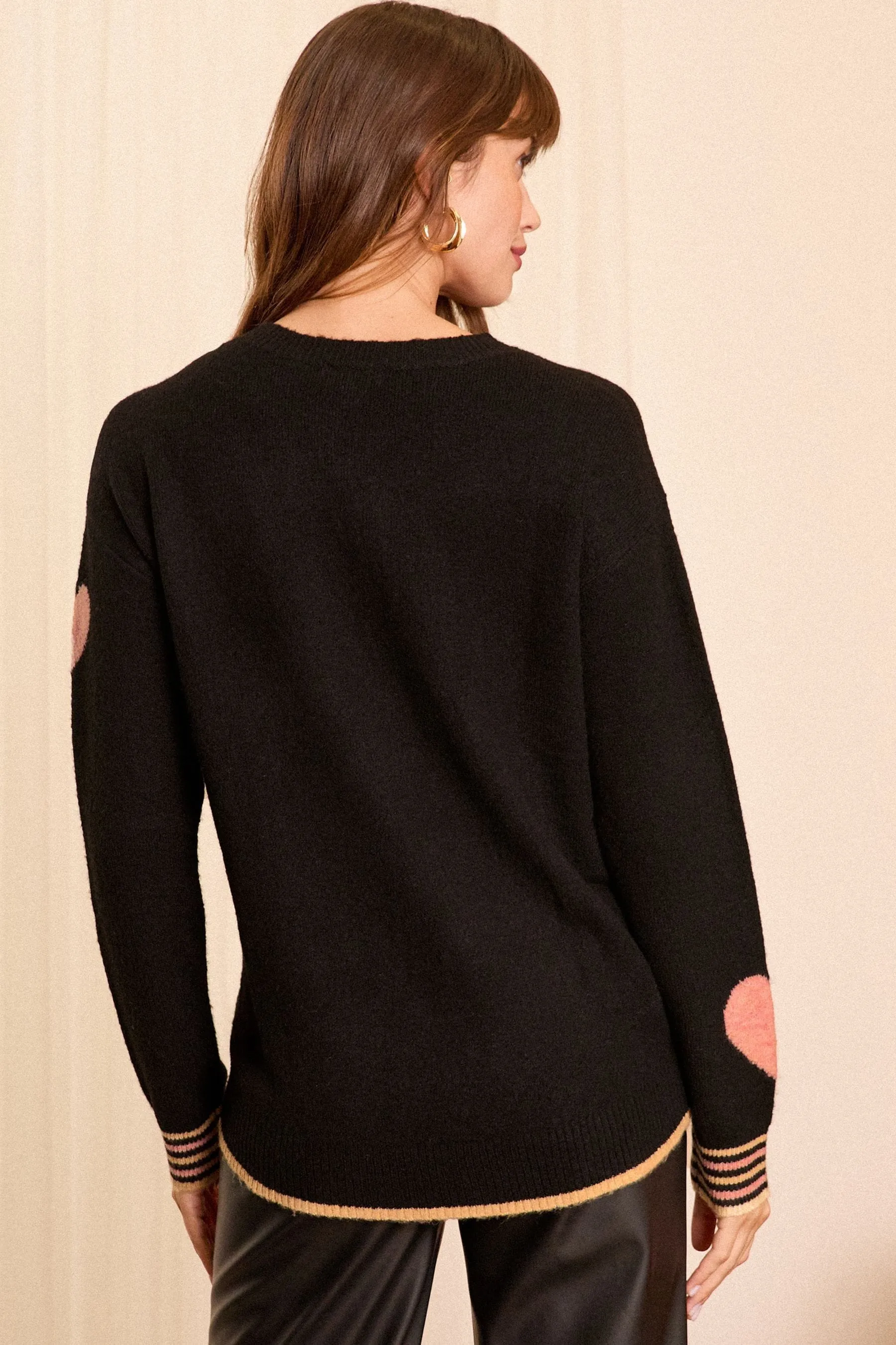 Love & Roses Cosy Girocollo Longline Maglione    