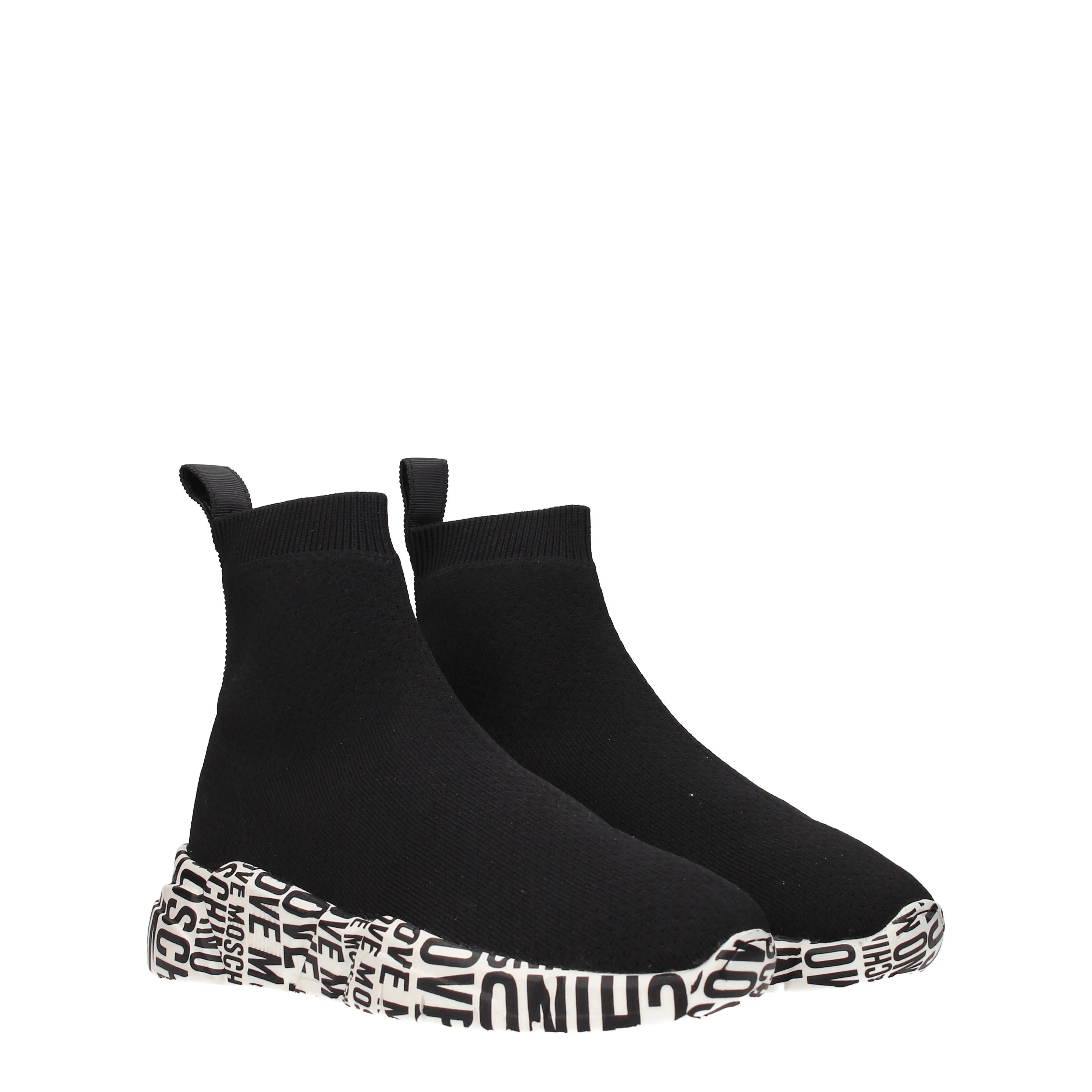 Love Moschino Sneakers Donna Tessuto Nero