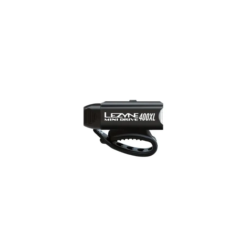 Luce per bicicletta (anteriore) Lezyne MINI DRIVE 400XL (BLK/HI GLOSS)