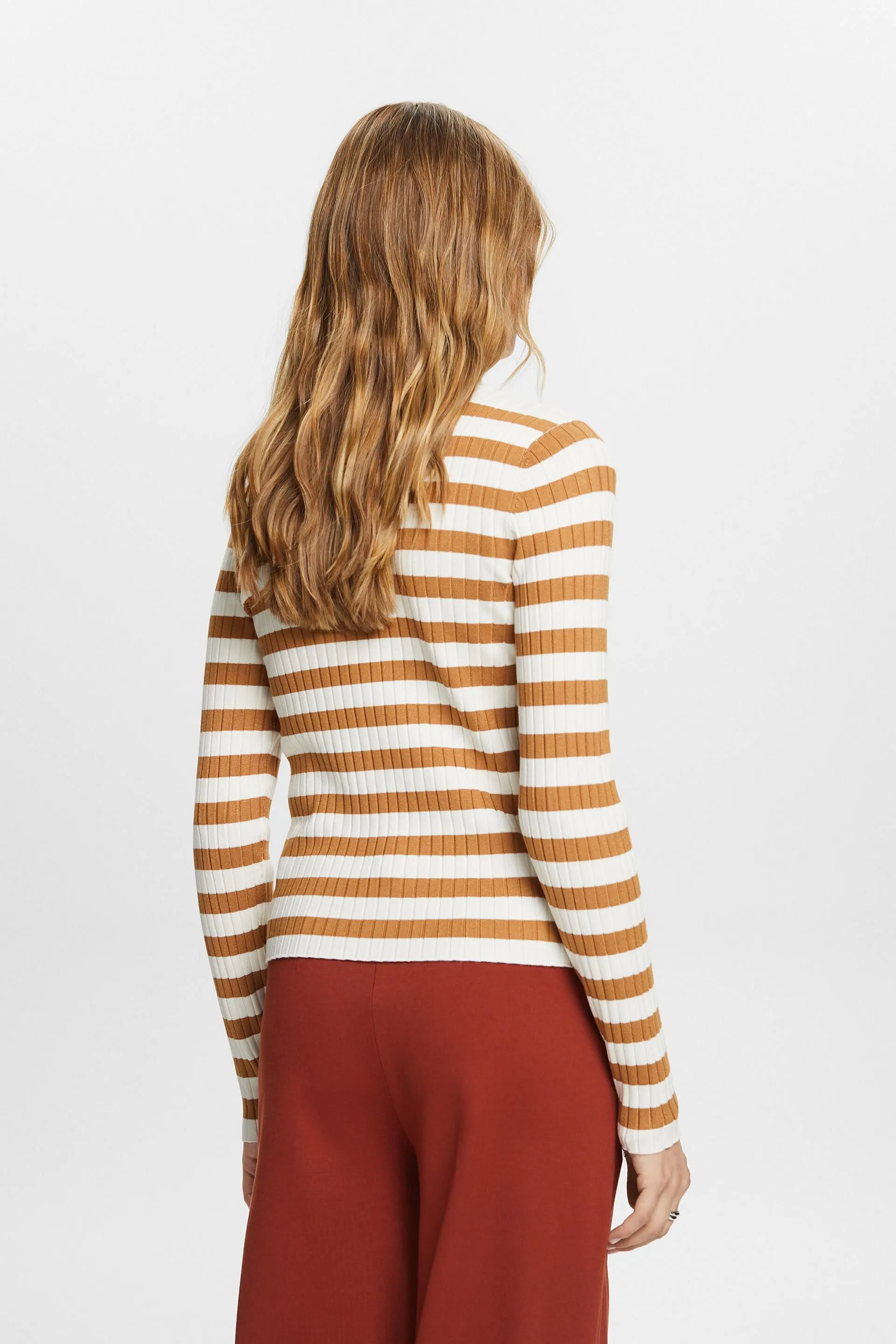 Maglia a coste a righe