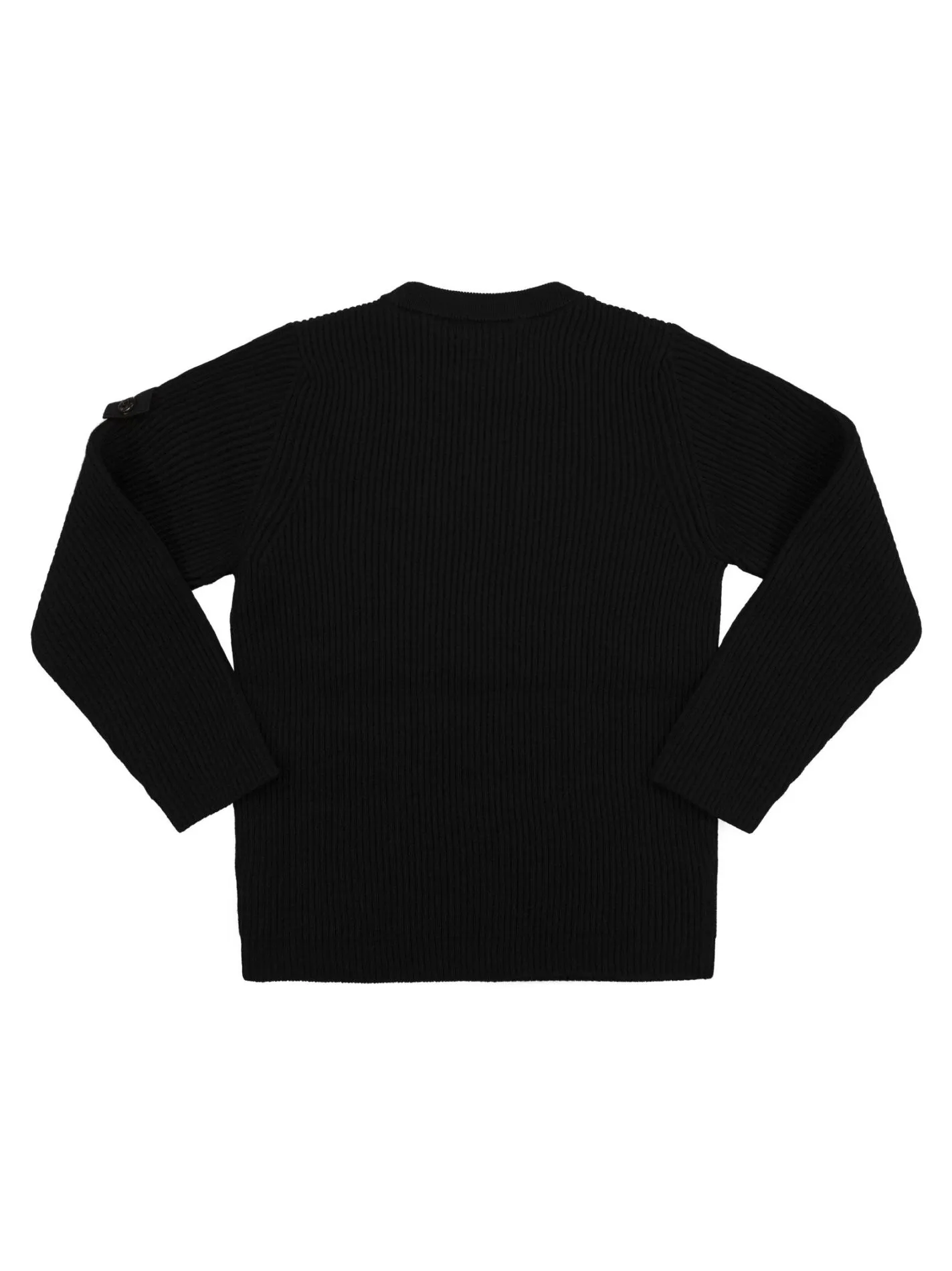 Maglia girocollo a coste