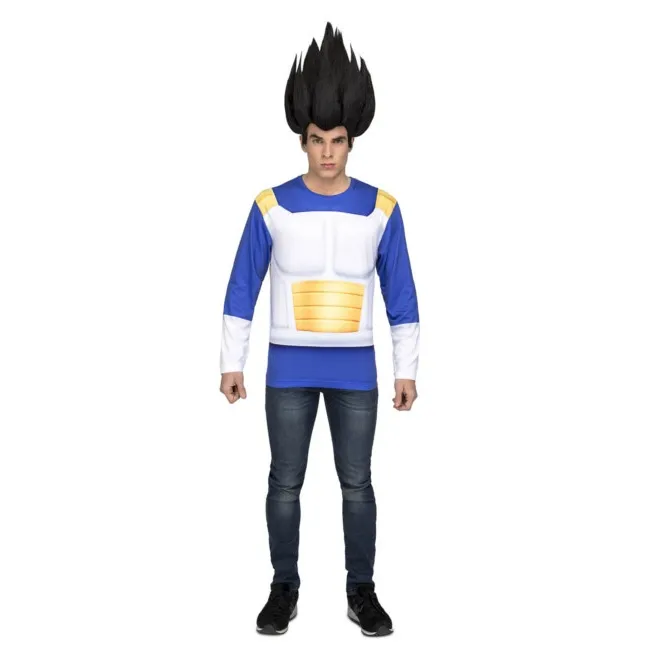 Maglietta da uomo con costume di Vegeta