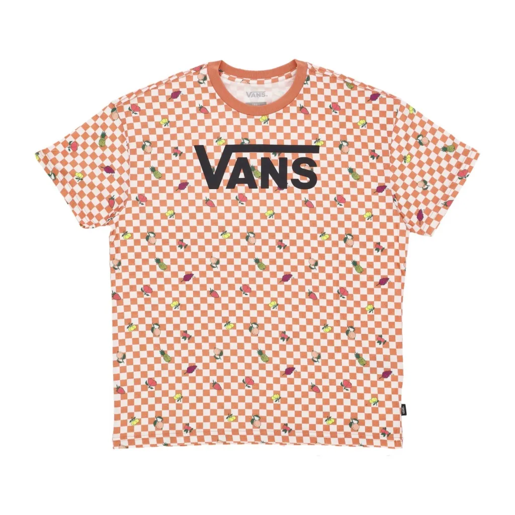 maglietta donna fruit checkerboard oversized tee SUN BAKED