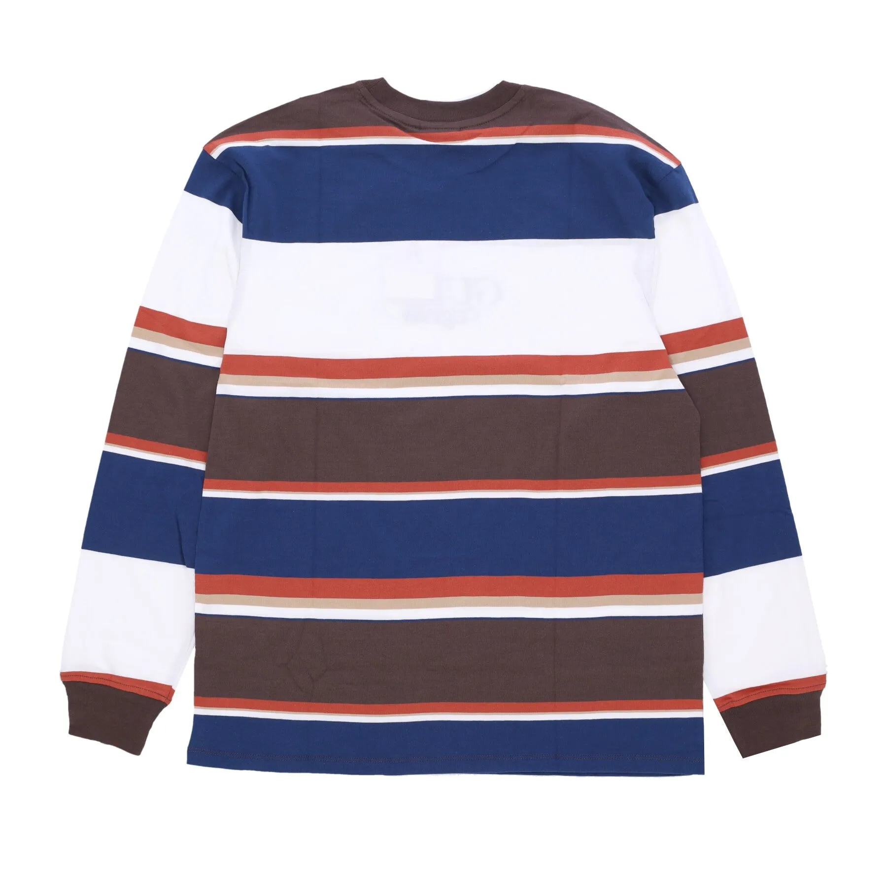 Maglietta Manica Lunga Uomo Go Denton Stripe L/s Tee White/multi