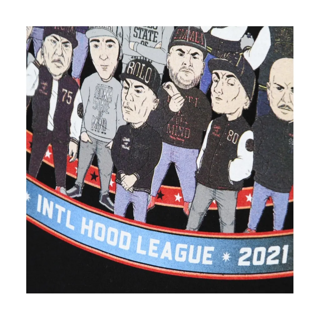 maglietta uomo 10th years anniversary league tee BLACK