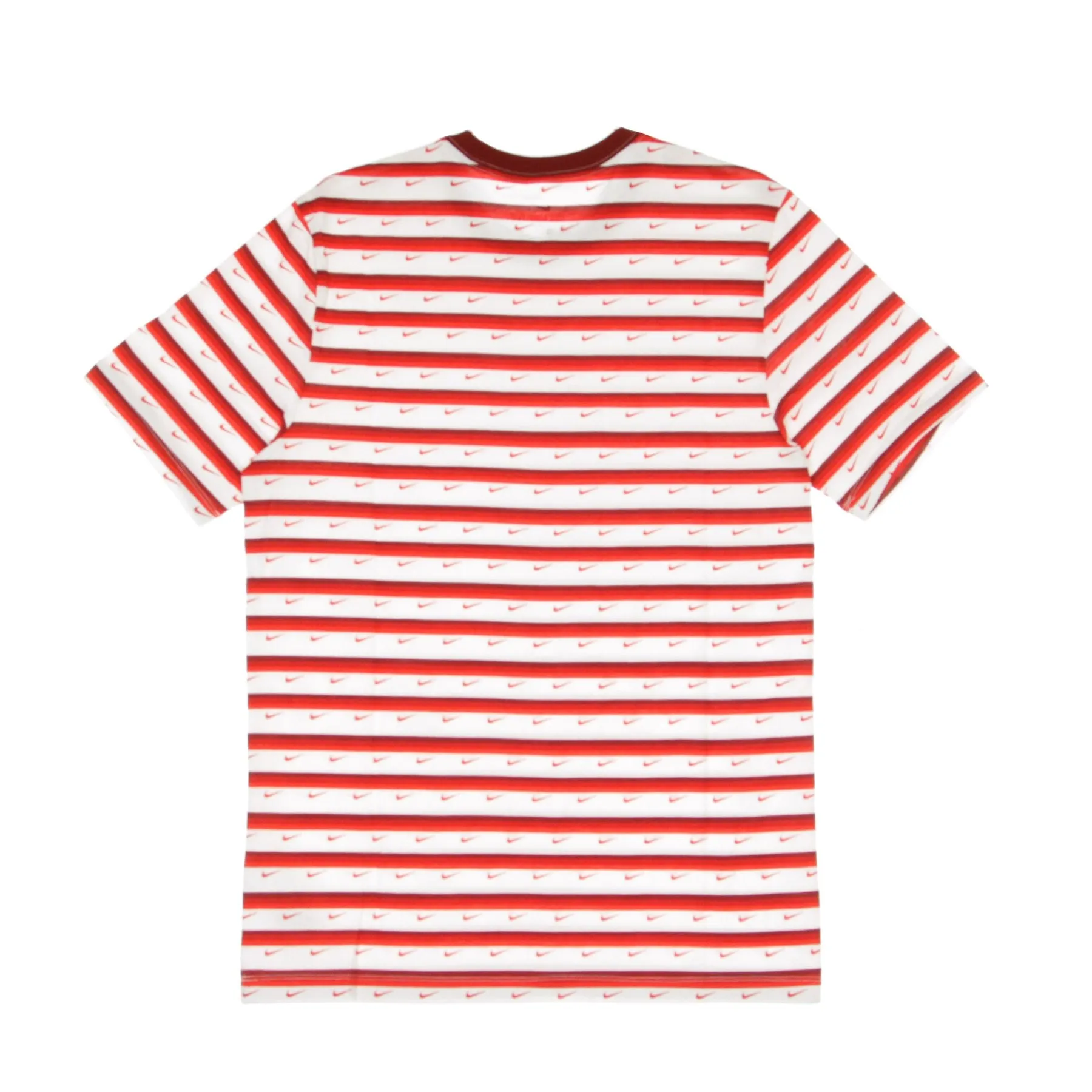 Maglietta Uomo Club Stripe Tee White/team Red/gym Red/university Red