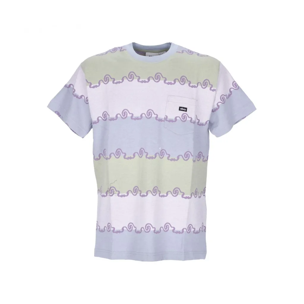 maglietta uomo receptor jacquard pocket tee OPAL MULTI