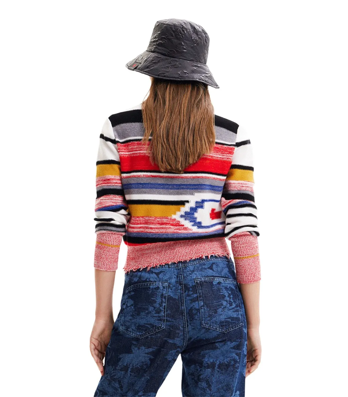 Maglione a righe Donna Desigual