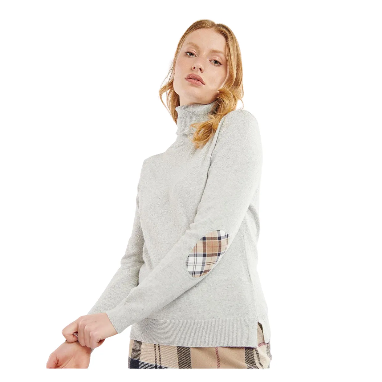 Maglione Barbour Pendle Roll Grigio