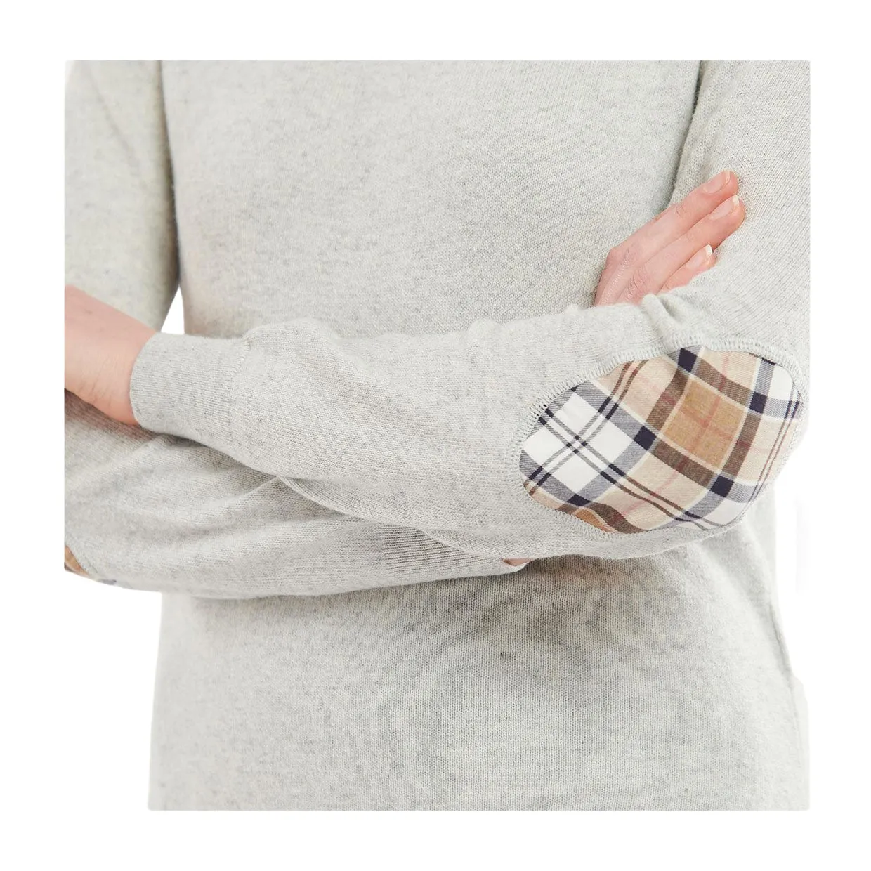 Maglione Barbour Pendle Roll Grigio