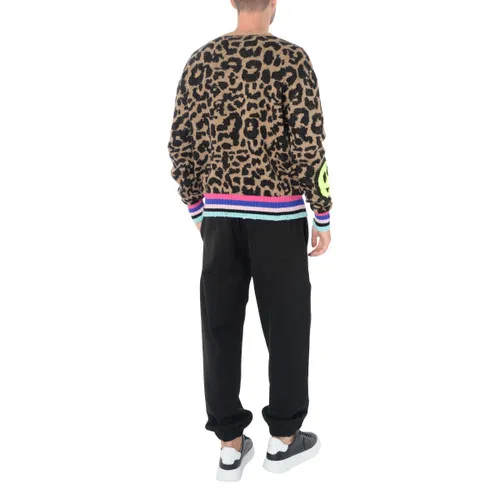 Maglione Barrow Jumper Tannin leopardato
