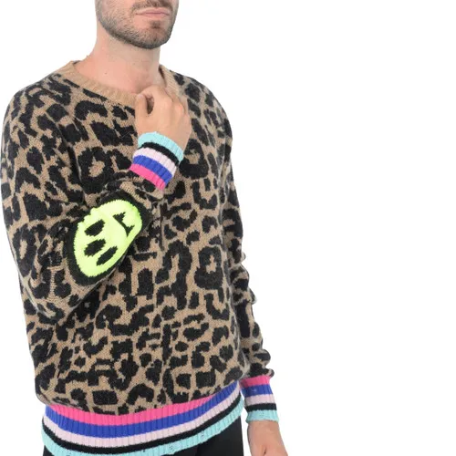 Maglione Barrow Jumper Tannin leopardato