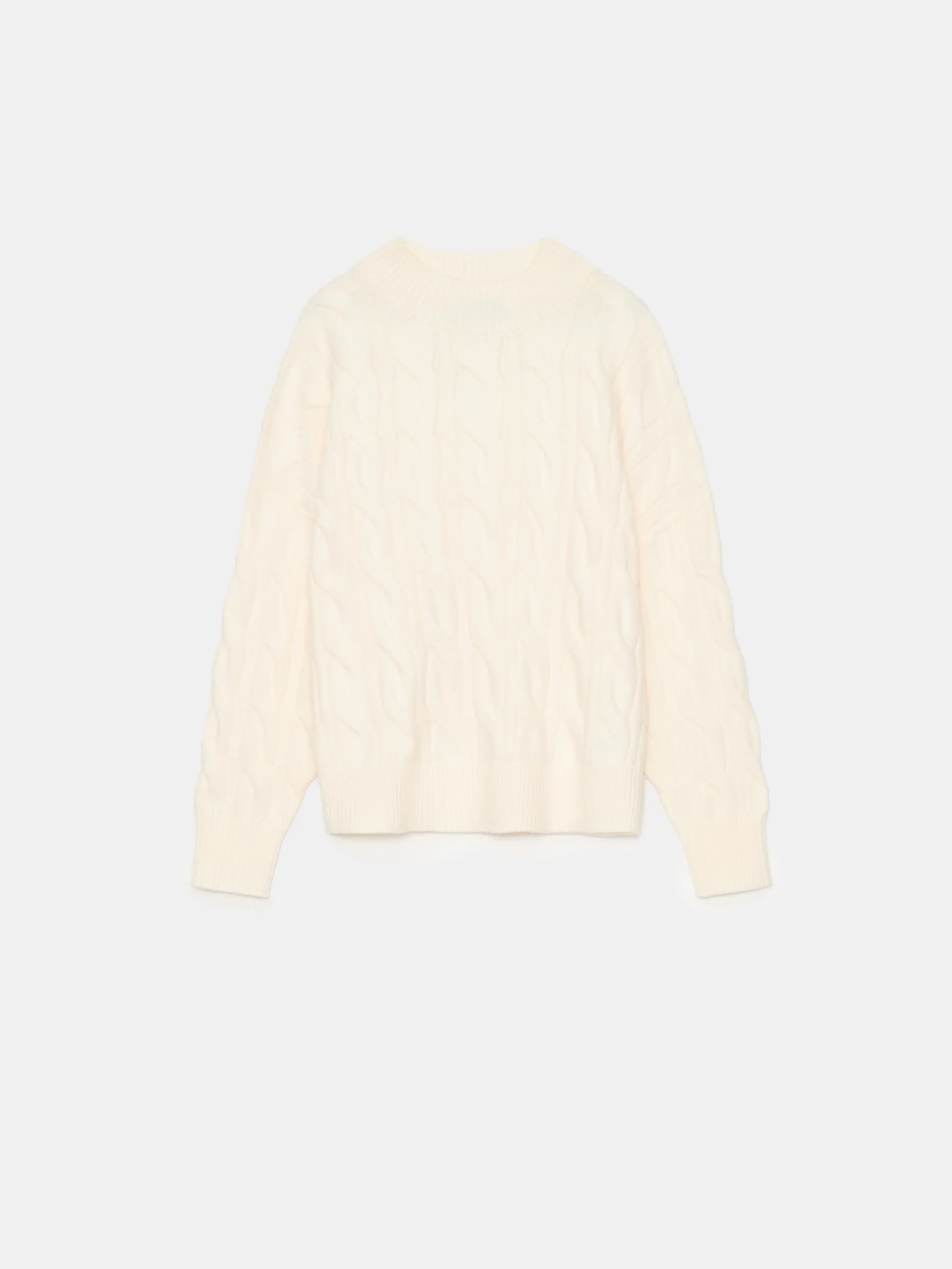 Maglione con collo rialzato