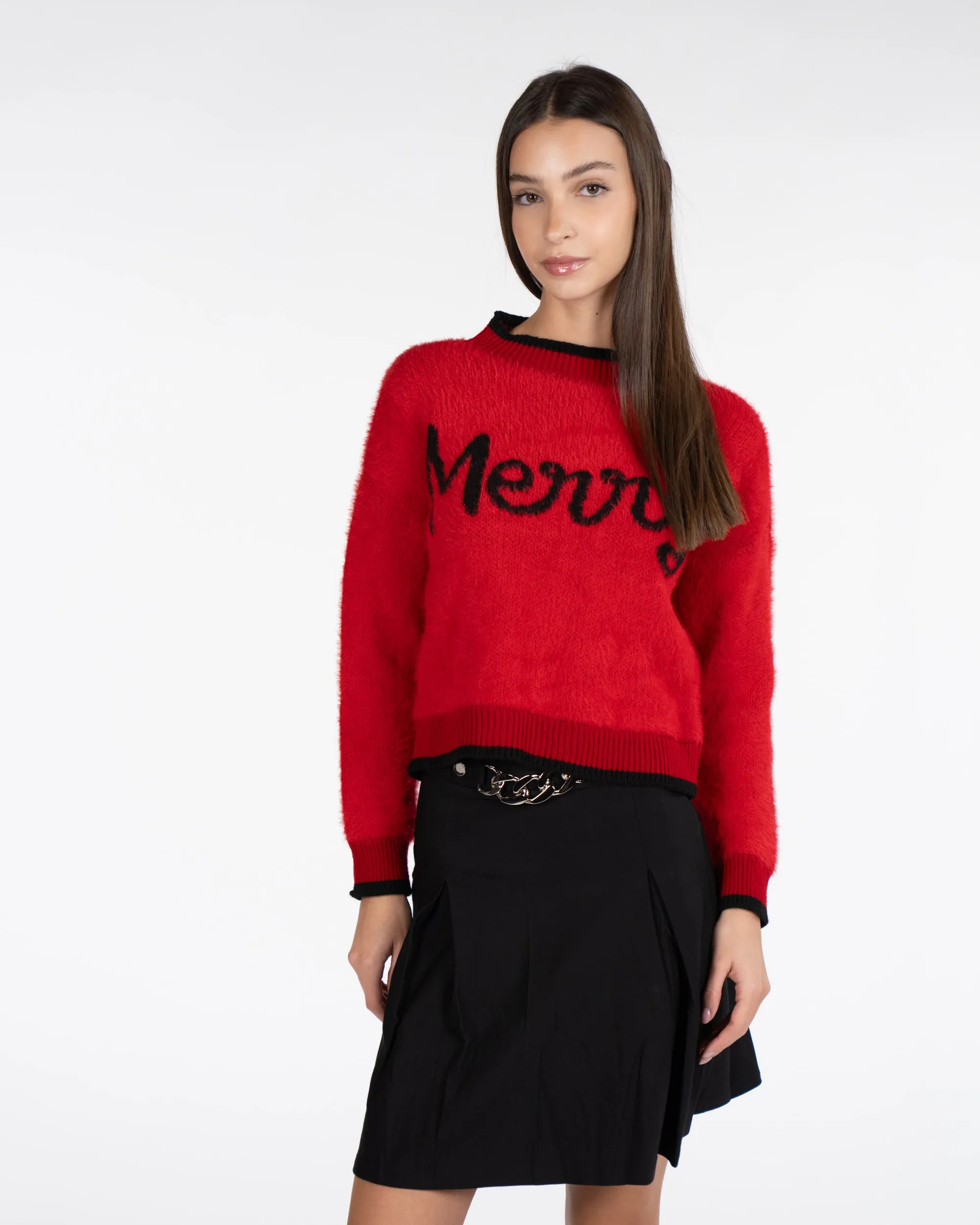 Maglione con scritta 