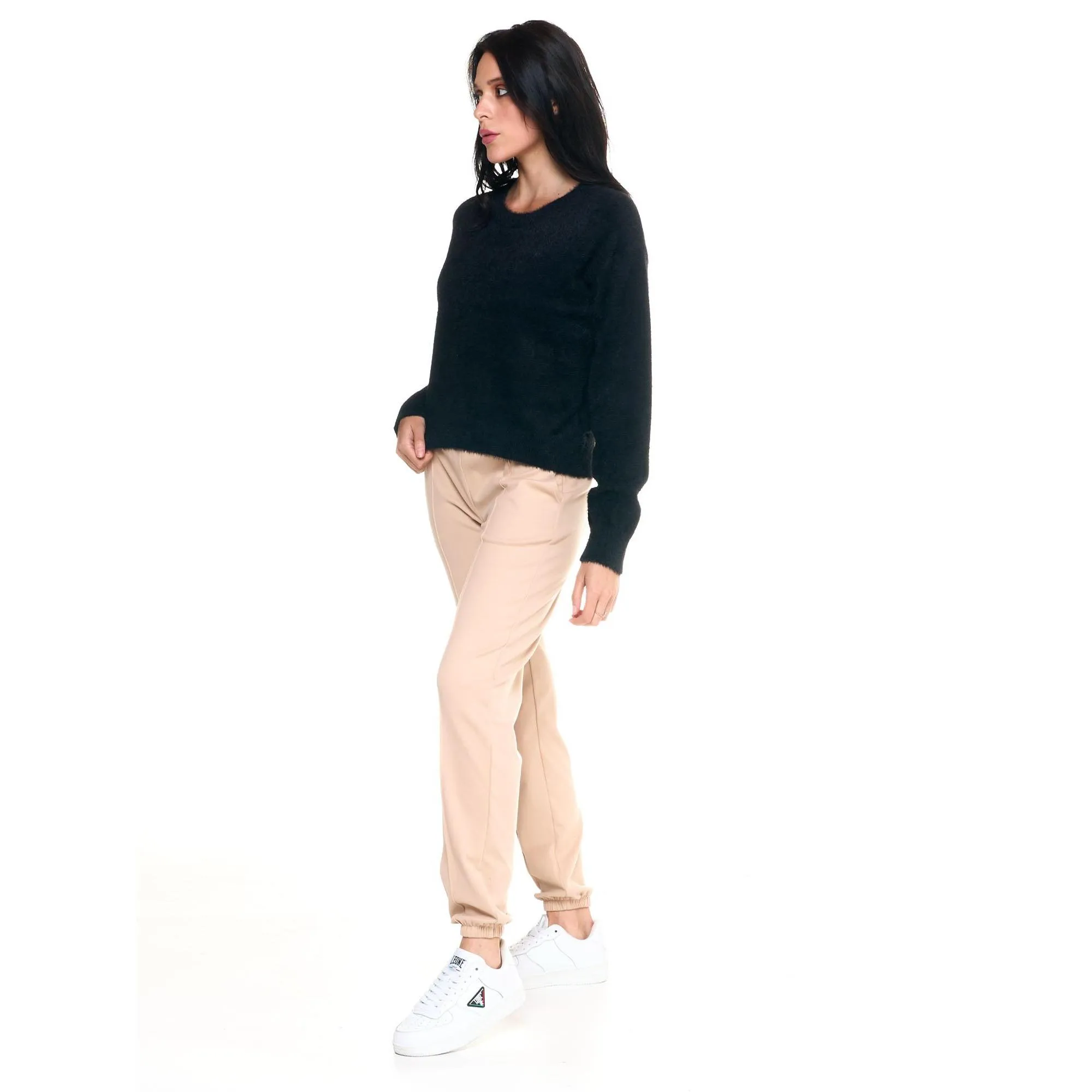 Maglione corto Leone donna Leisure