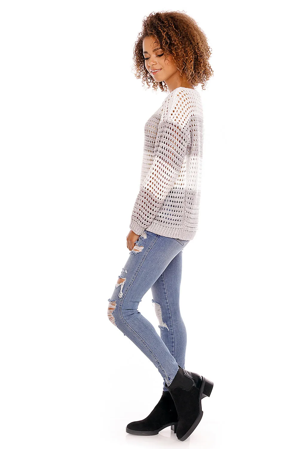 Maglione corto model 94460 PeeKaBoo