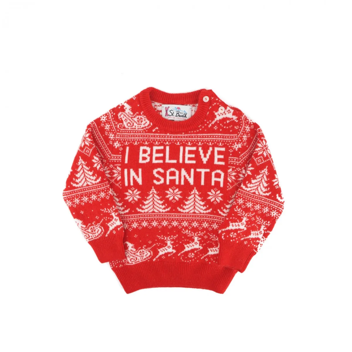 Maglione Da Bambina Believe Santa