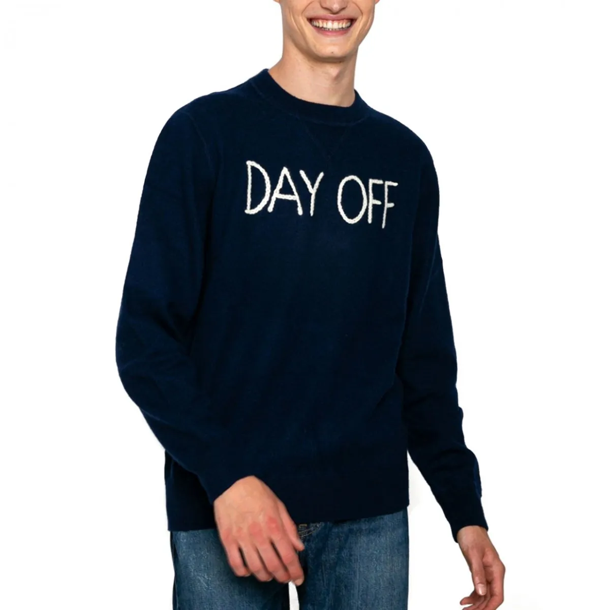 Maglione Girocollo Day Off Blu