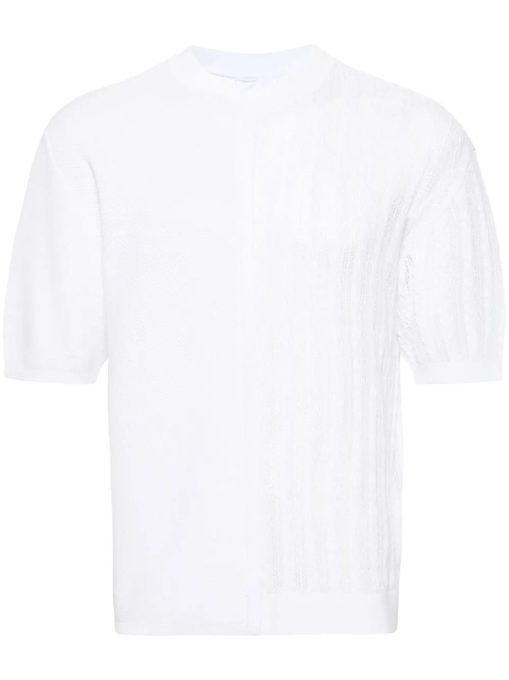 Maglione girocollo in bianco - uomo