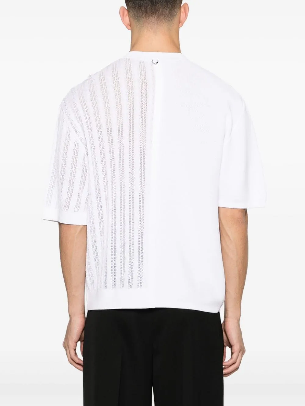Maglione girocollo in bianco - uomo