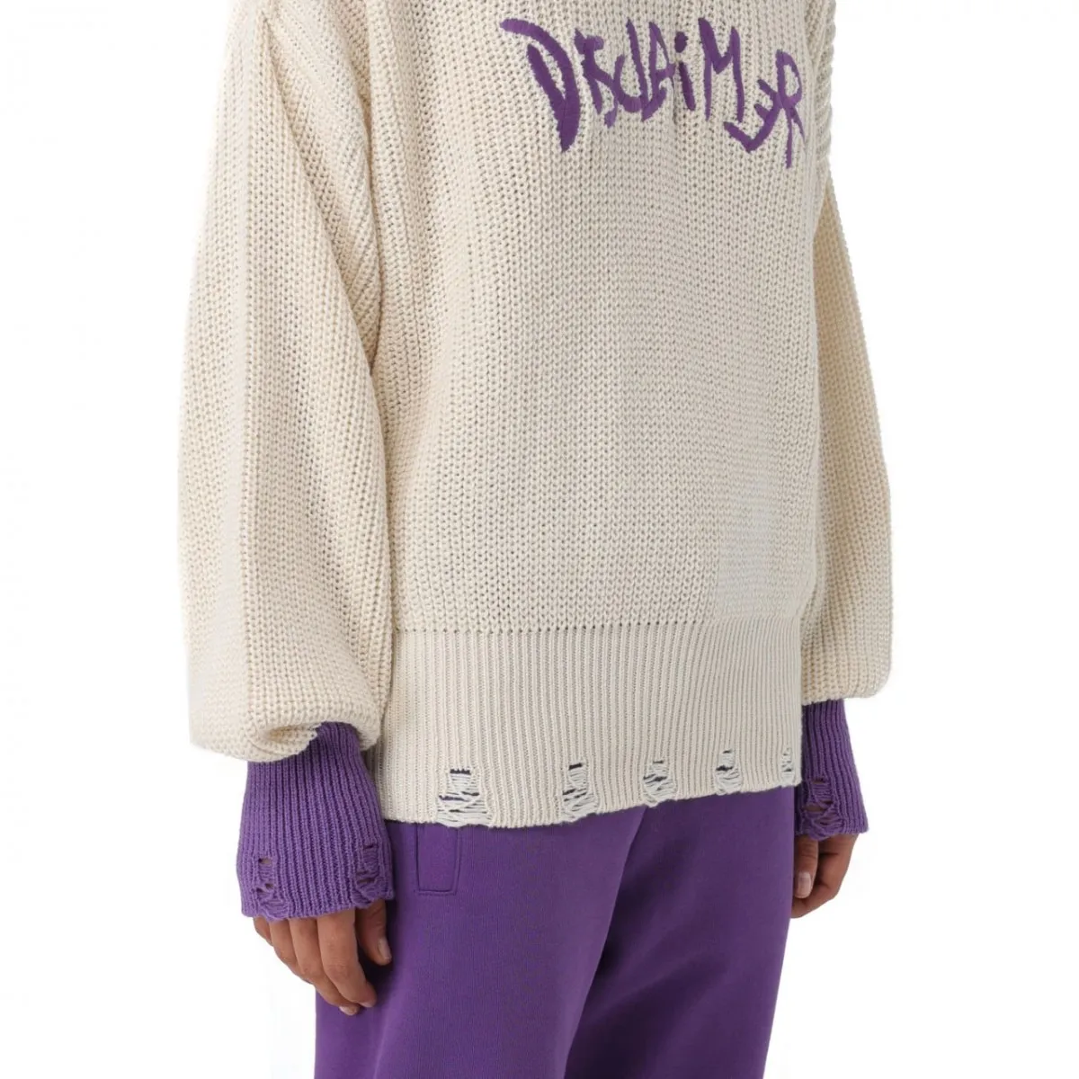 Maglione In Tricot Con Ricamo
