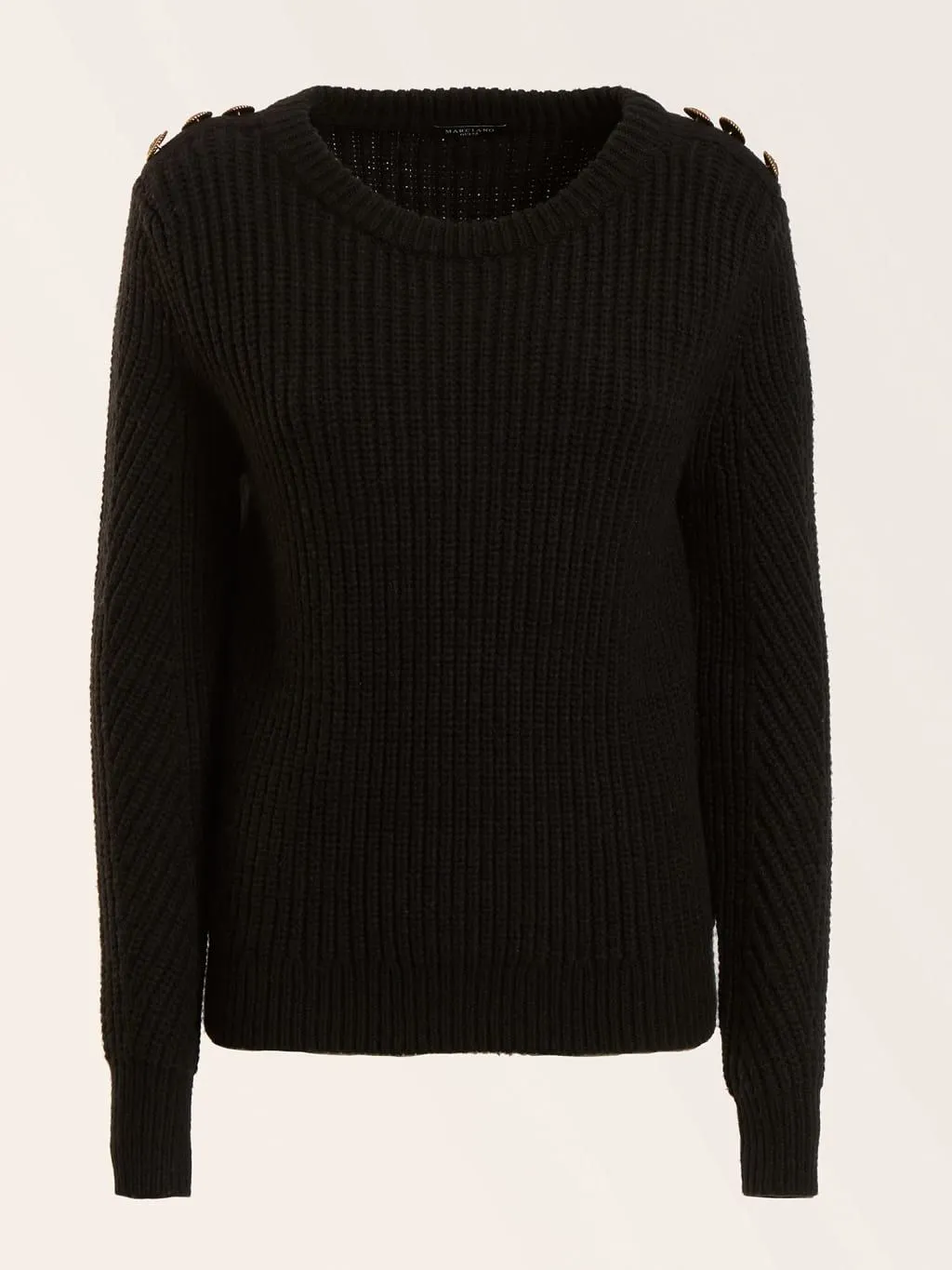 Maglione marciano in misto lana