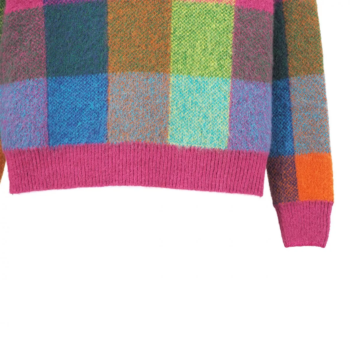 Maglione Queen Soft Check Multi