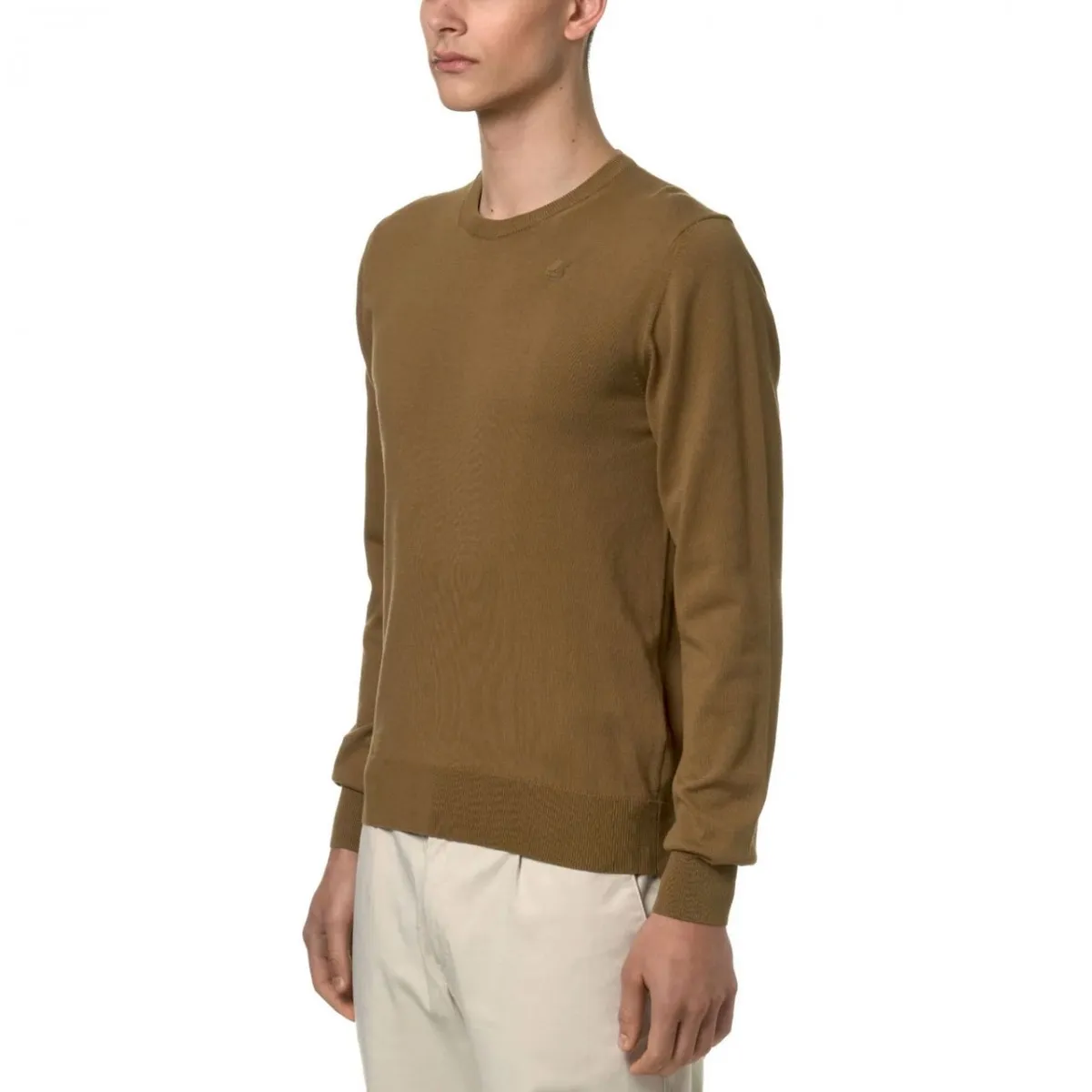 Maglione Sebastien Cotton Brown Corda